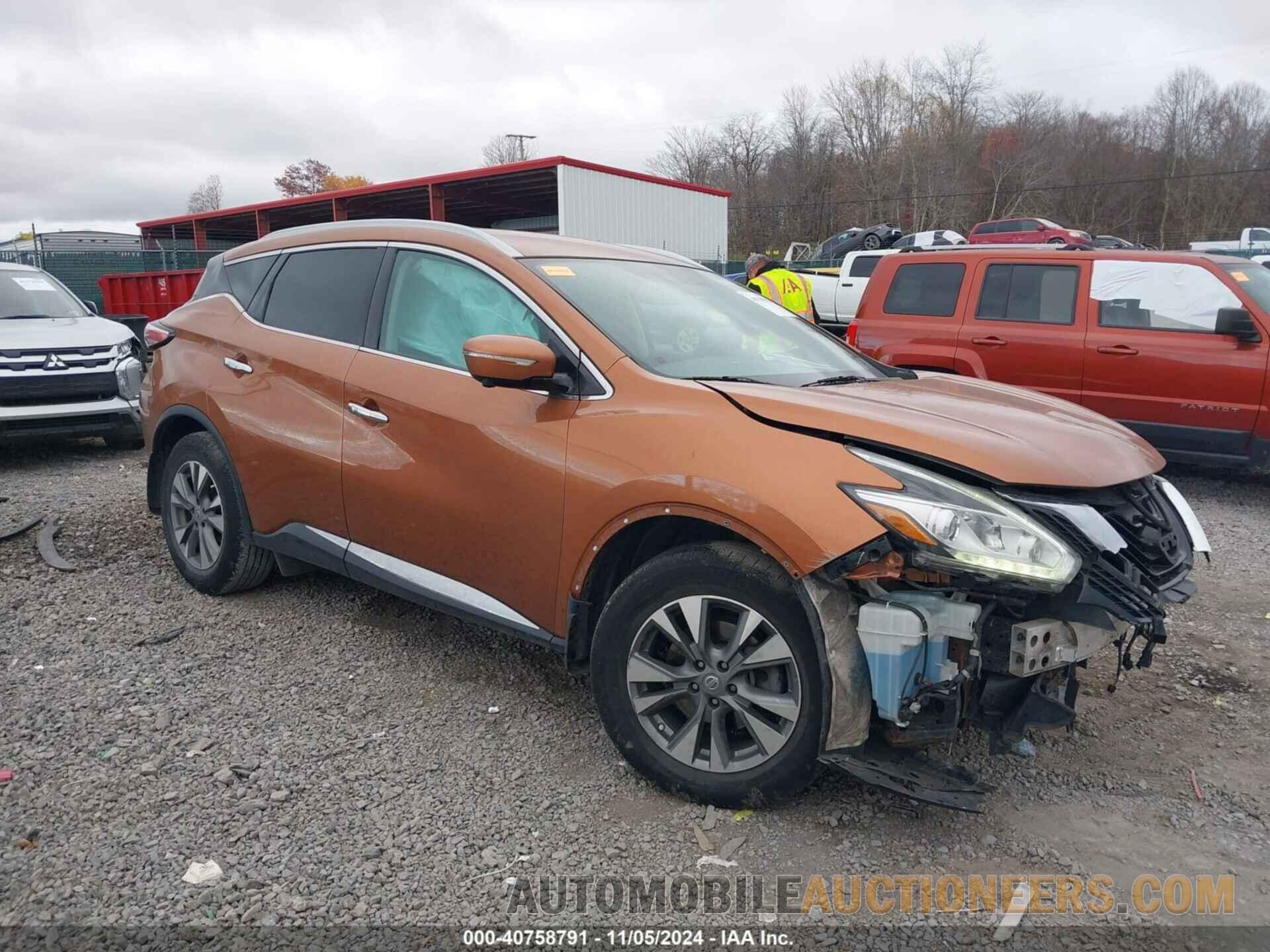 5N1AZ2MH1FN228442 NISSAN MURANO 2015