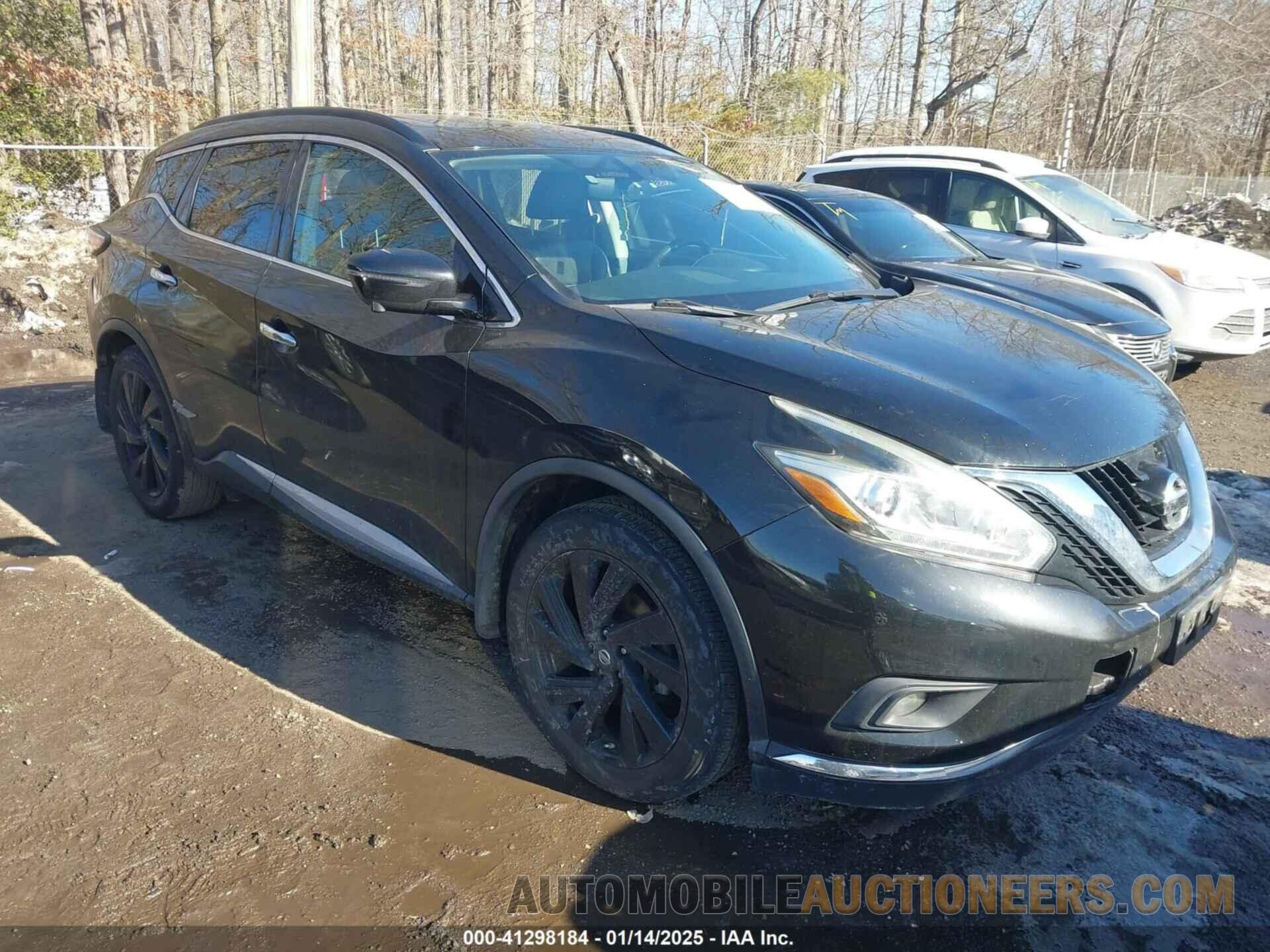 5N1AZ2MH1HN139408 NISSAN MURANO 2017