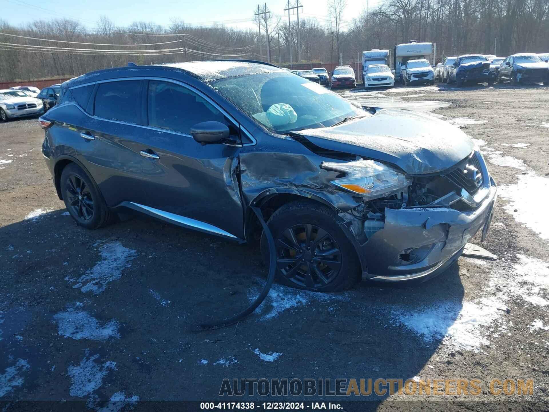 5N1AZ2MH1HN189726 NISSAN MURANO 2017