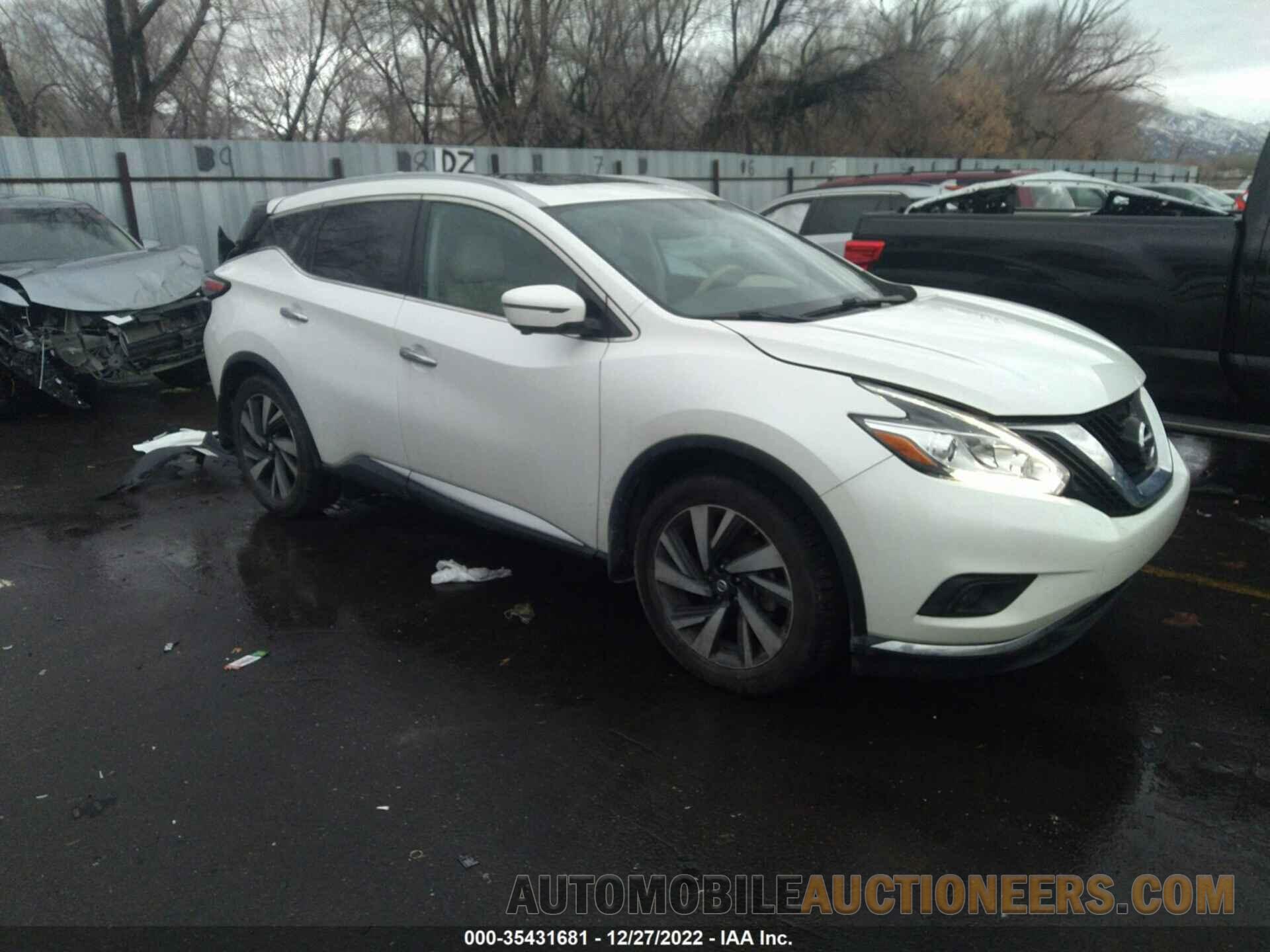 5N1AZ2MH1JN107970 NISSAN MURANO 2018