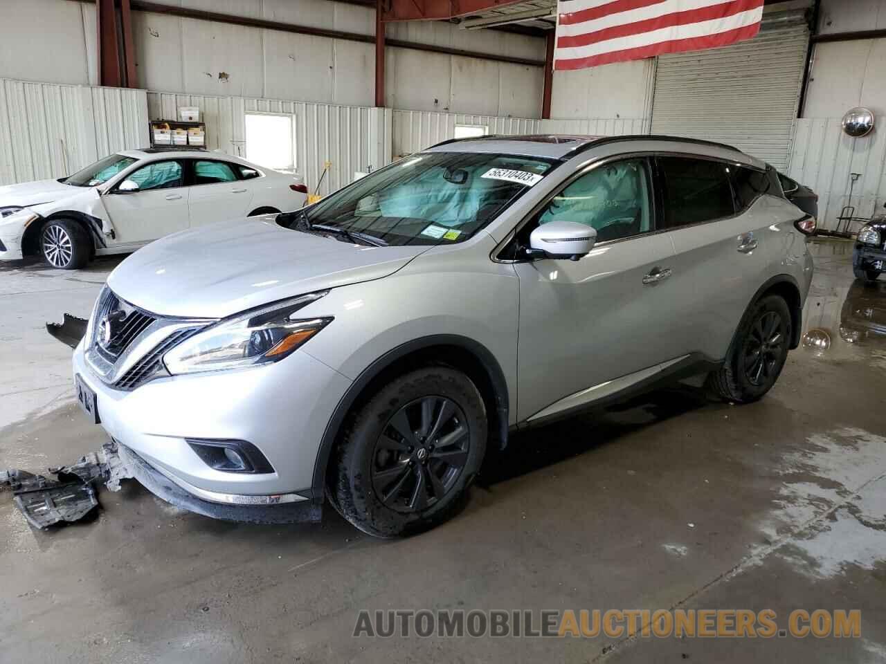 5N1AZ2MH1JN163827 NISSAN MURANO 2018