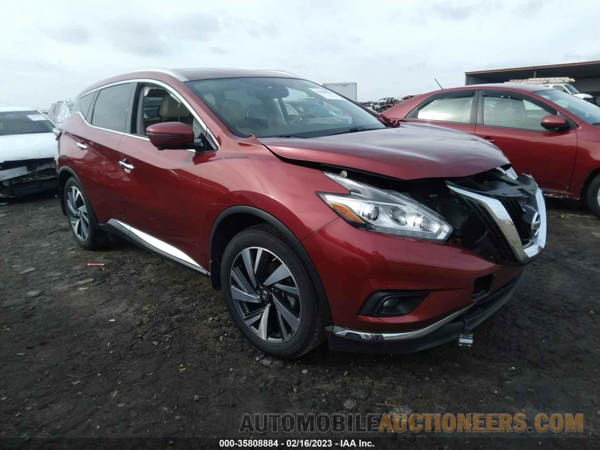 5N1AZ2MH1JN203677 NISSAN MURANO 2018