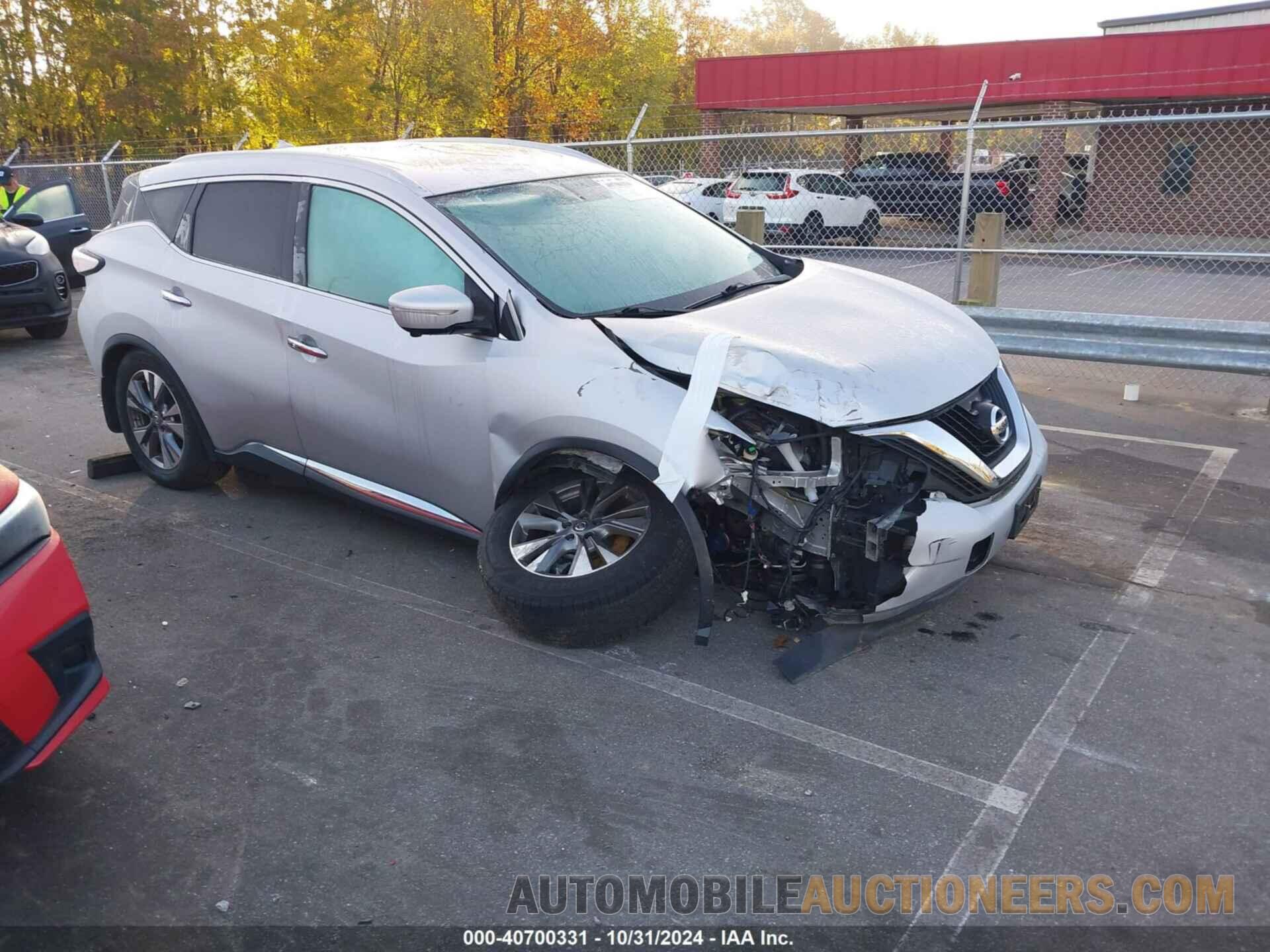 5N1AZ2MH2FN247792 NISSAN MURANO 2015