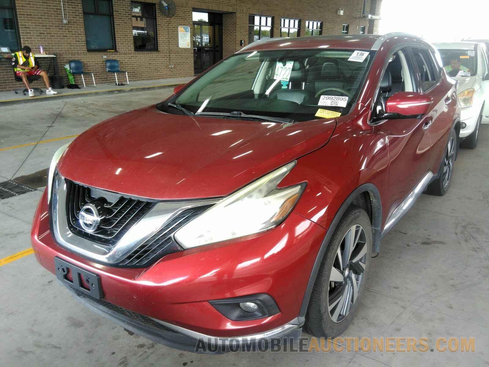 5N1AZ2MH2FN279531 Nissan Murano 2015