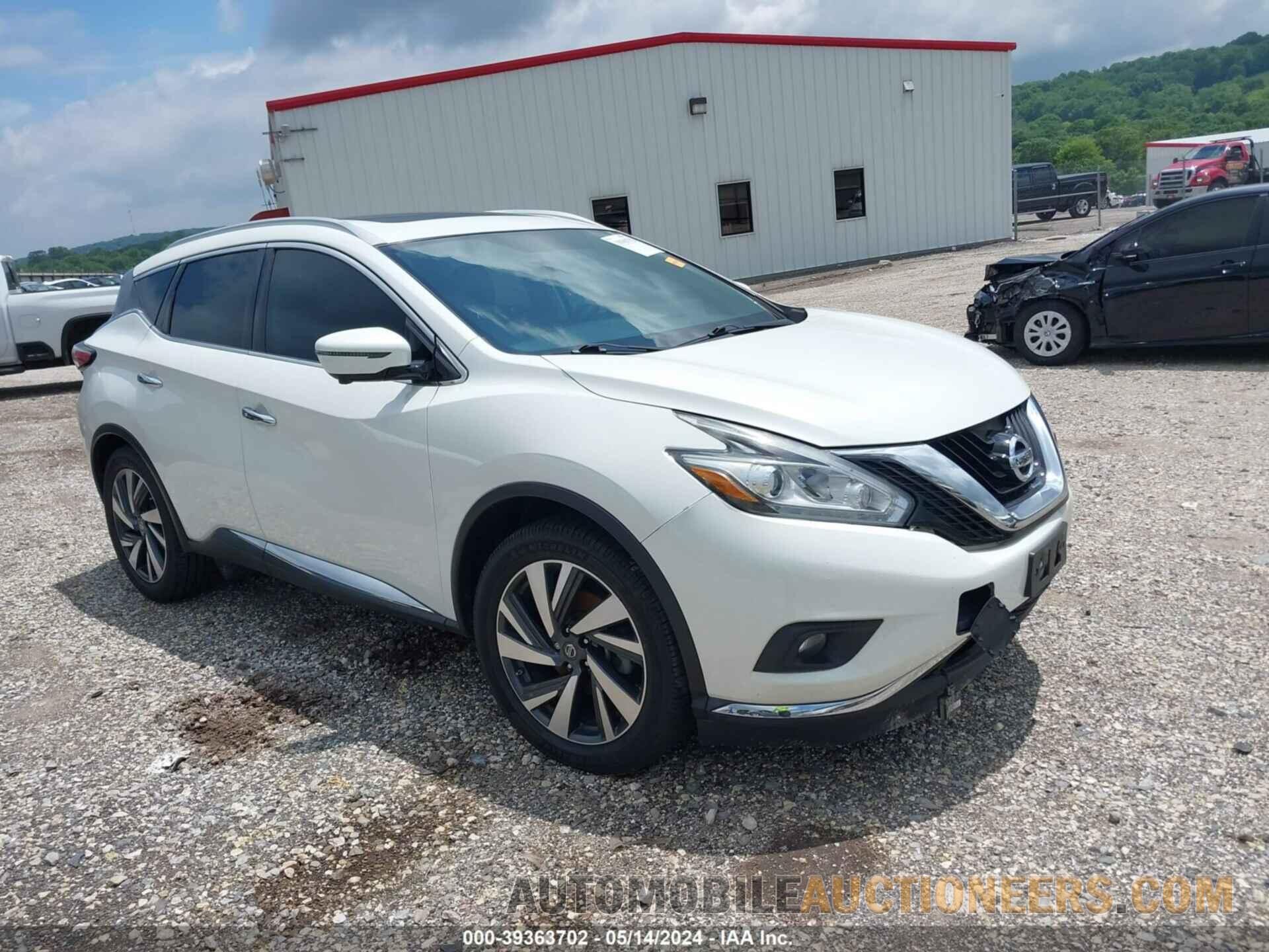 5N1AZ2MH2HN125436 NISSAN MURANO 2017