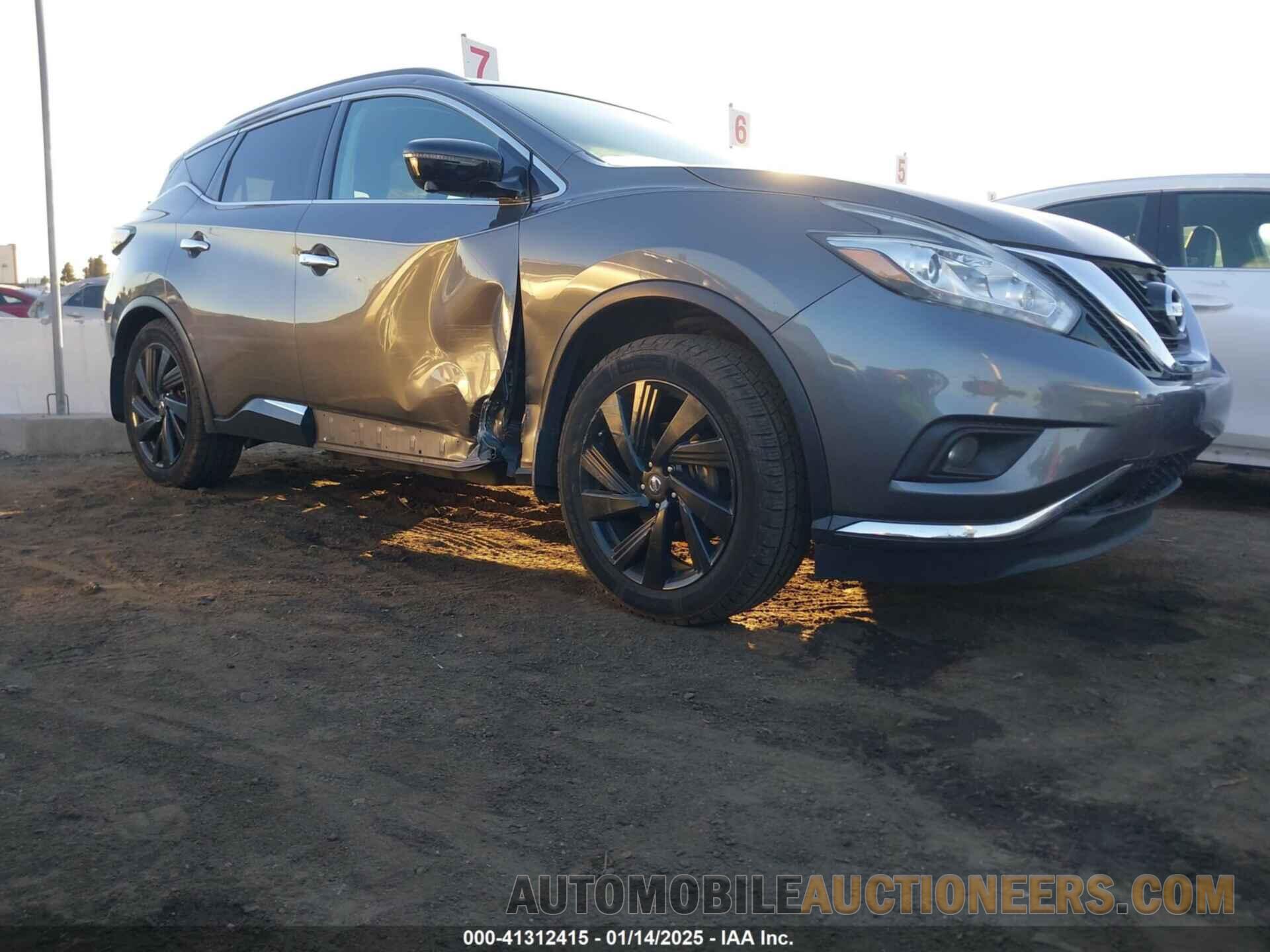 5N1AZ2MH2HN197558 NISSAN MURANO 2017