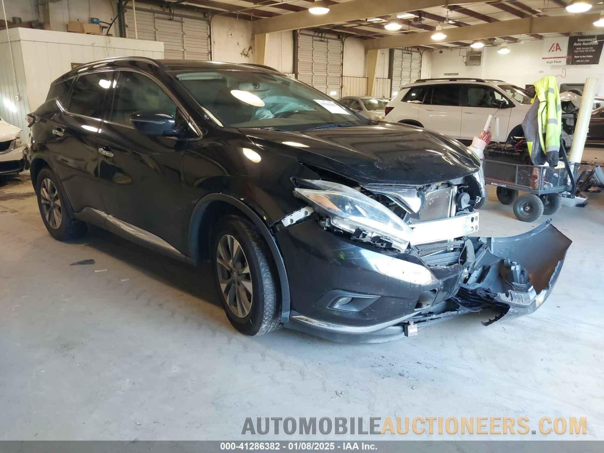 5N1AZ2MH2JN123921 NISSAN MURANO 2018