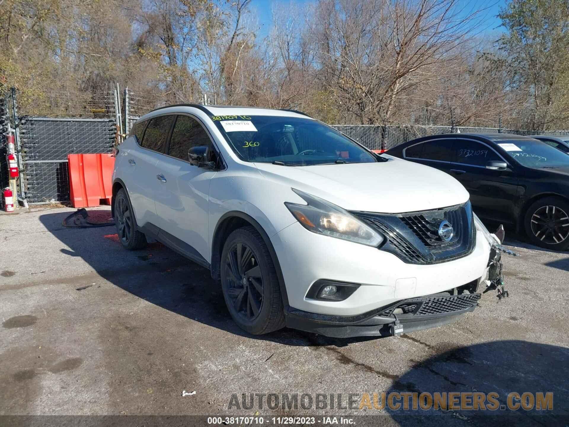 5N1AZ2MH2JN178417 NISSAN MURANO 2018