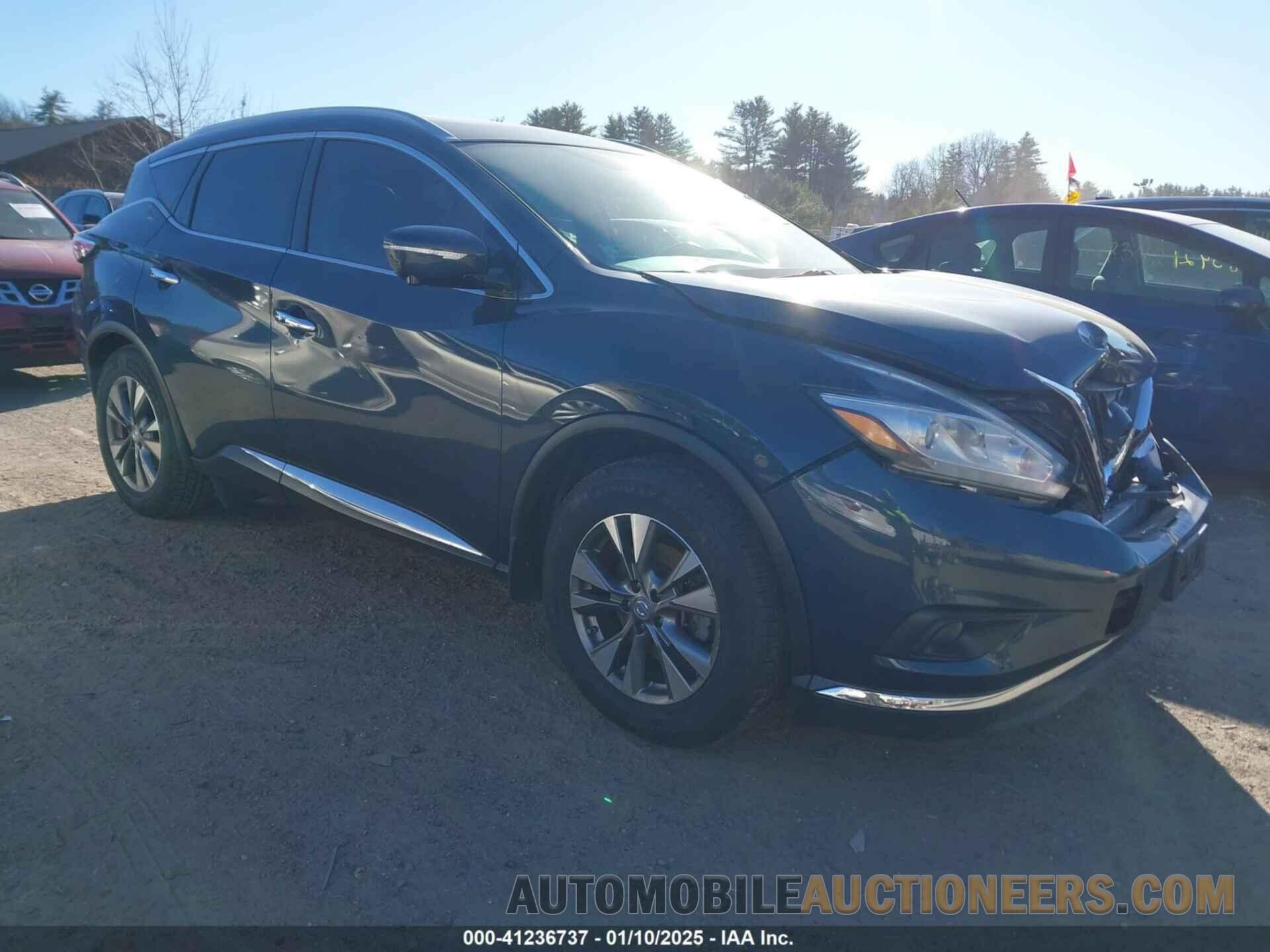 5N1AZ2MH3FN208709 NISSAN MURANO 2015