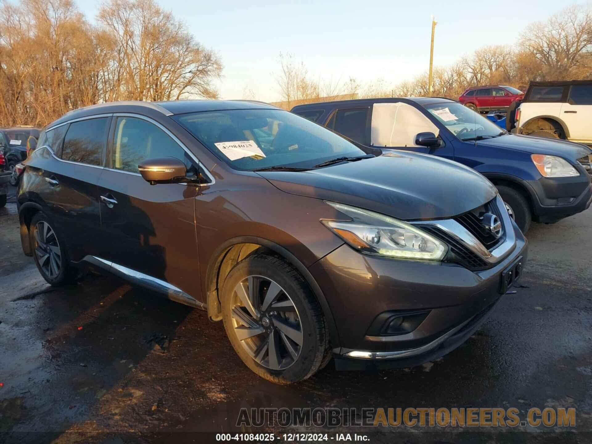 5N1AZ2MH3FN209486 NISSAN MURANO 2015