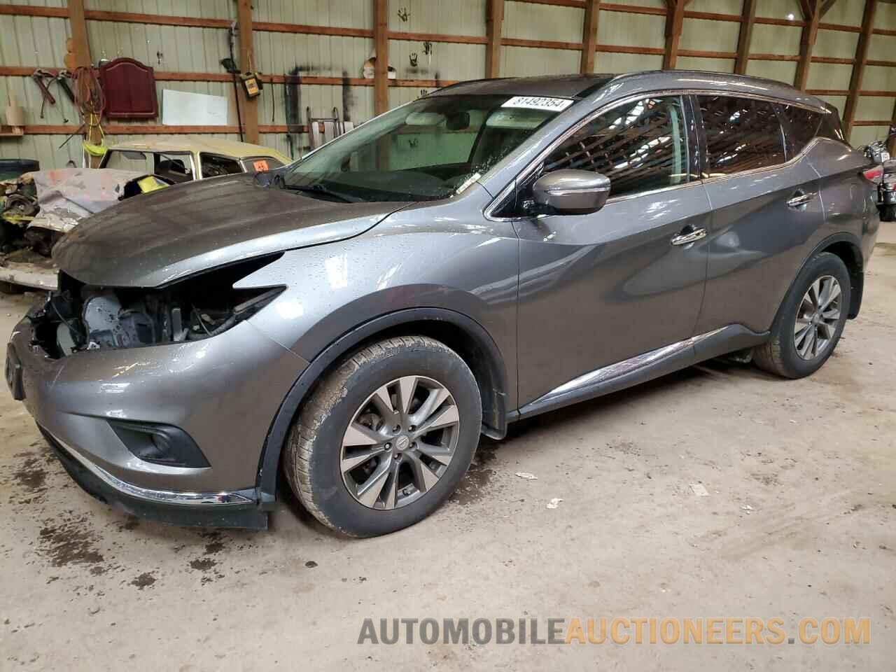 5N1AZ2MH3FN212291 NISSAN MURANO 2015