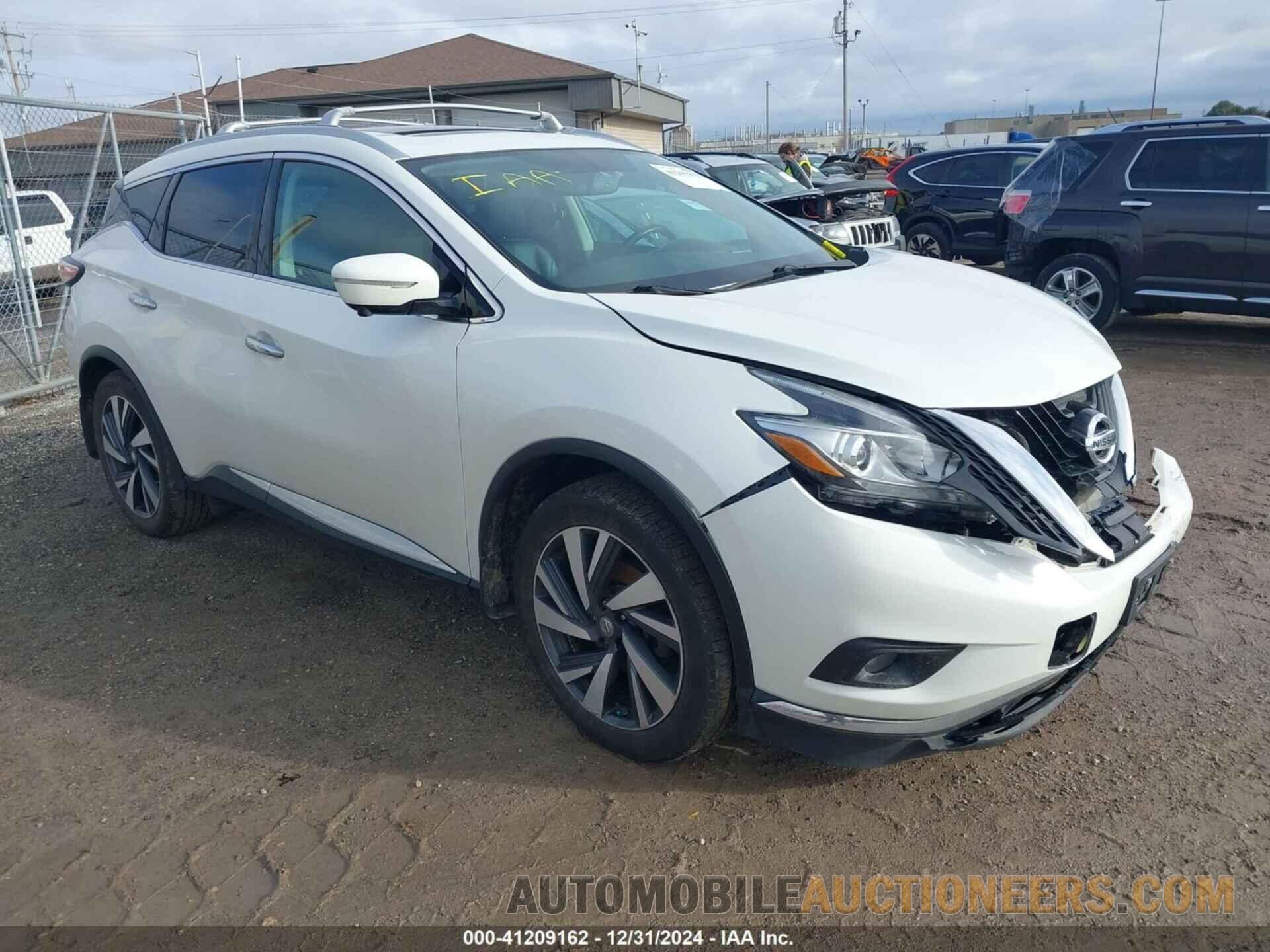 5N1AZ2MH3FN269946 NISSAN MURANO 2015