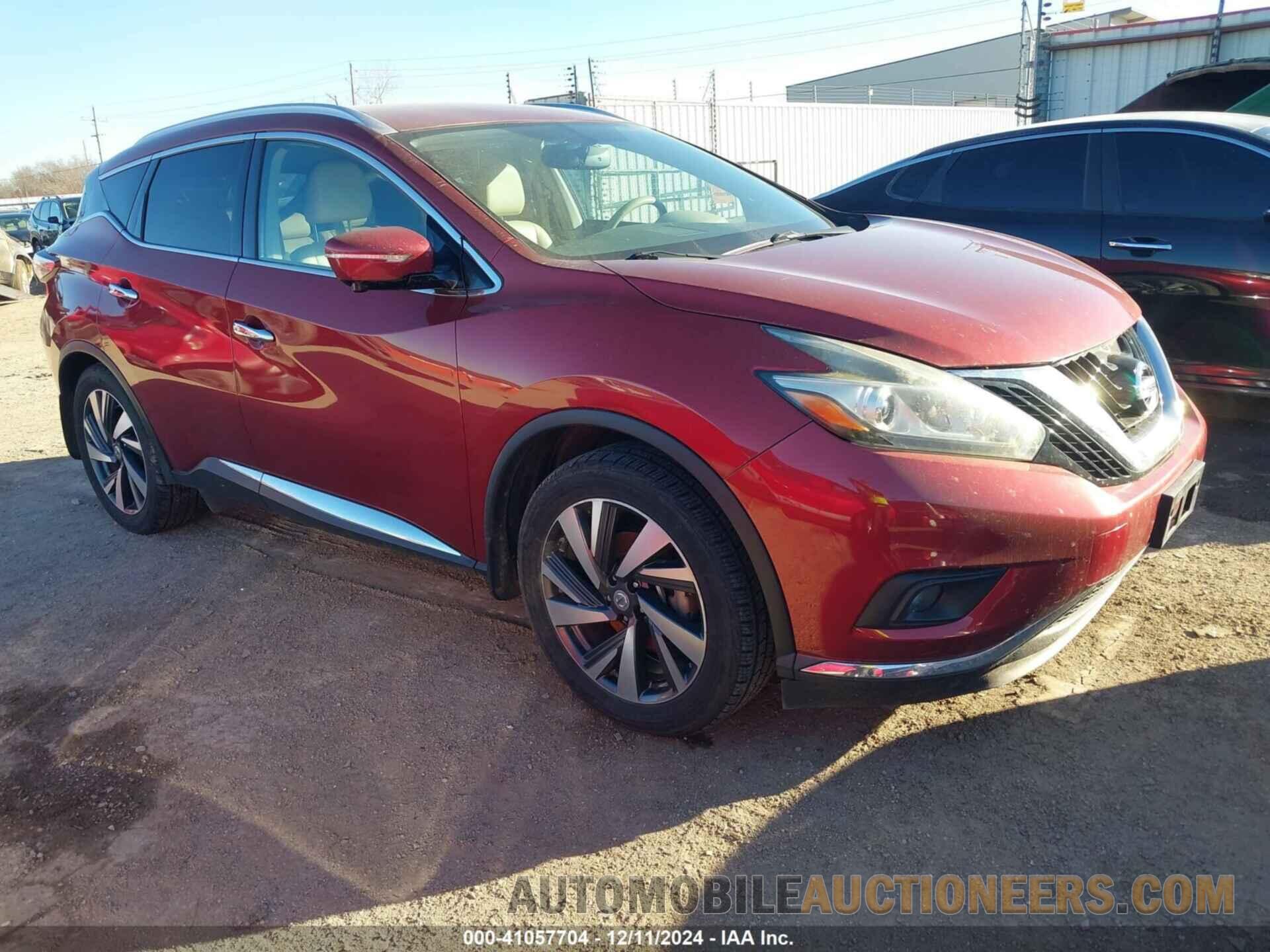 5N1AZ2MH3FN279439 NISSAN MURANO 2015