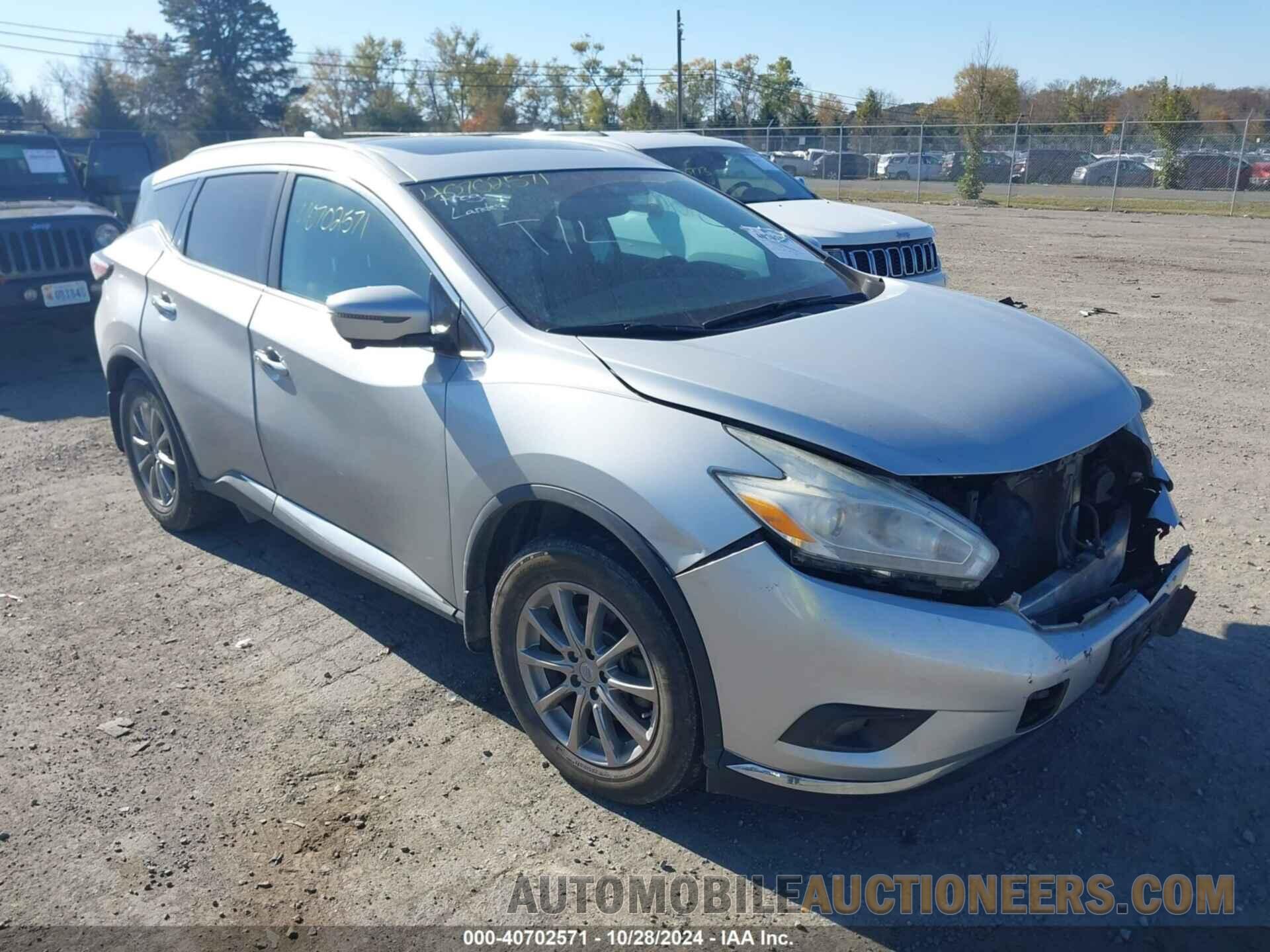 5N1AZ2MH3HN100691 NISSAN MURANO 2017