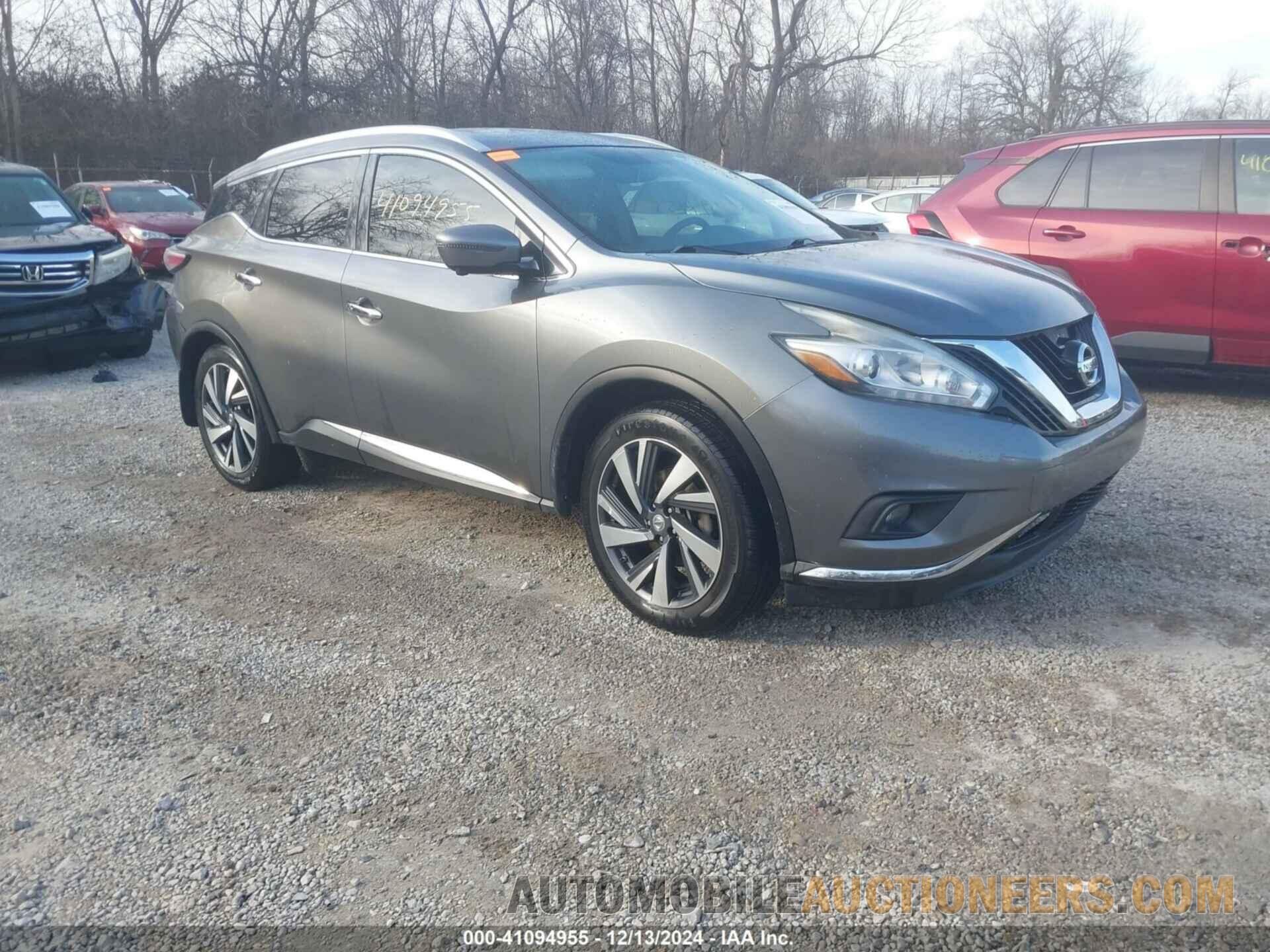 5N1AZ2MH3HN125820 NISSAN MURANO 2017