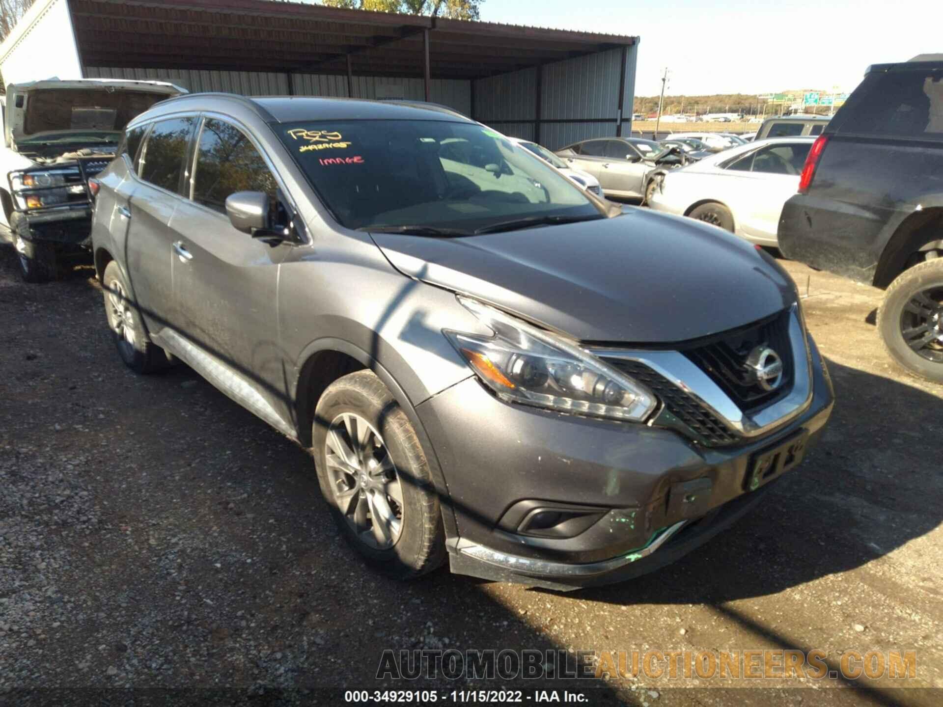 5N1AZ2MH3JN127346 NISSAN MURANO 2018