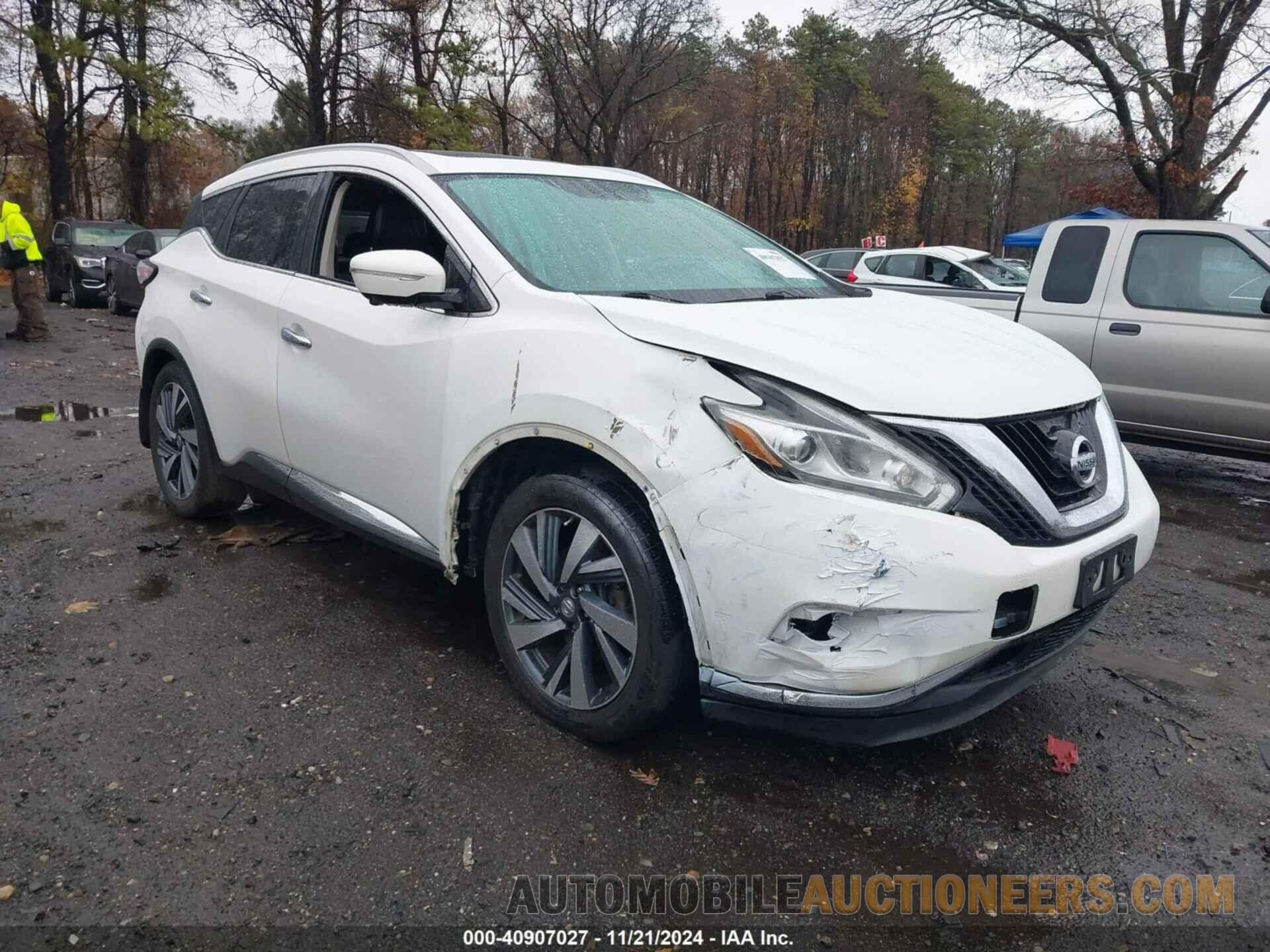 5N1AZ2MH5FN214902 NISSAN MURANO 2015