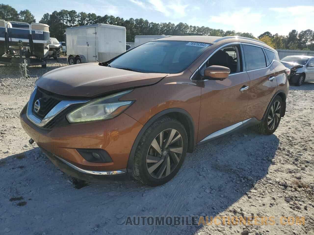 5N1AZ2MH5FN259497 NISSAN MURANO 2015