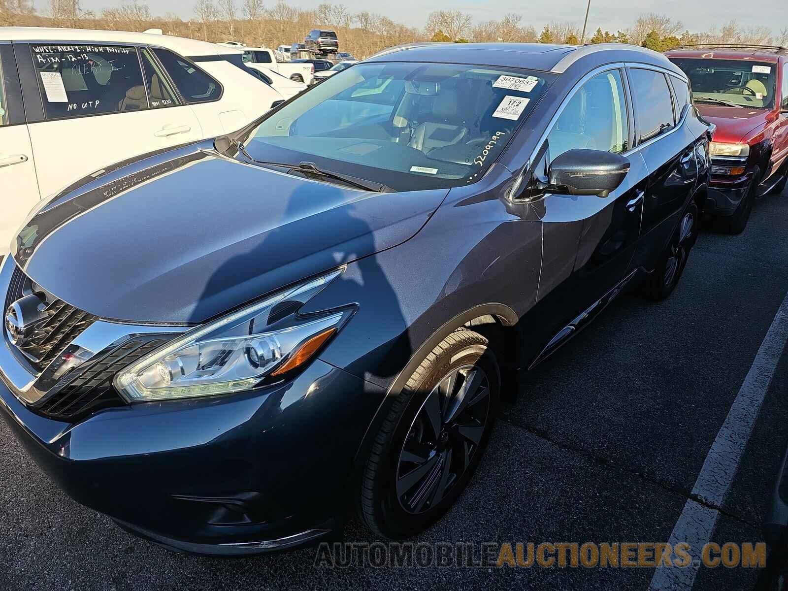 5N1AZ2MH5HN119470 Nissan Murano 2017