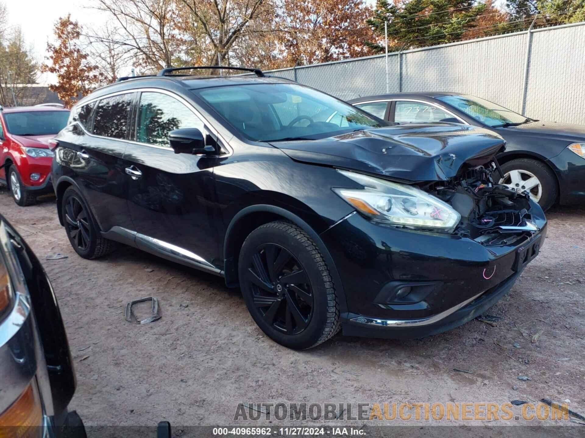 5N1AZ2MH5HN138326 NISSAN MURANO 2017