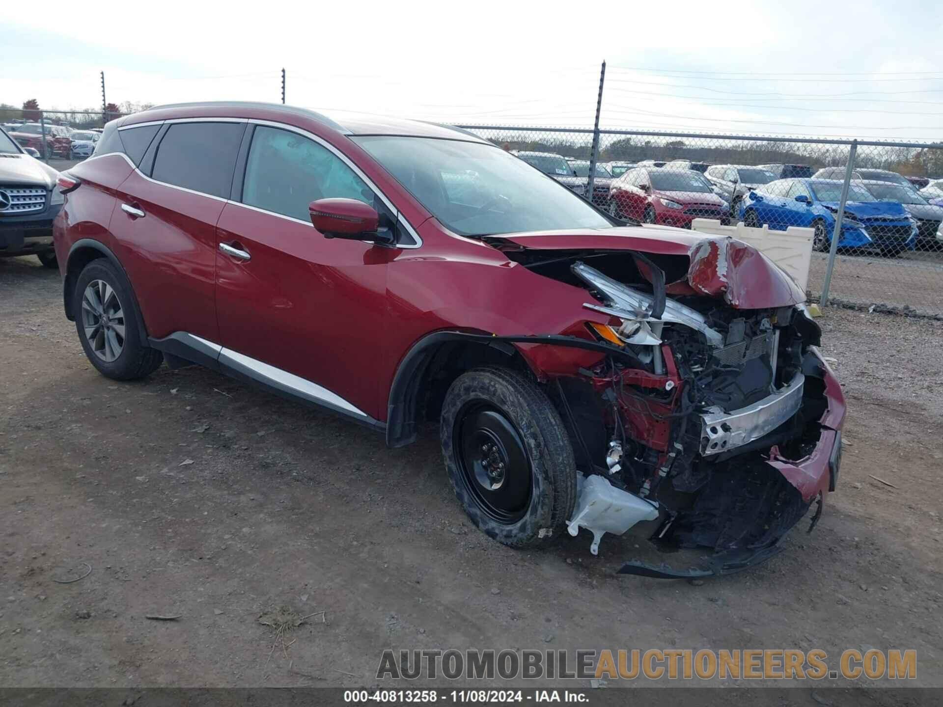 5N1AZ2MH5HN163436 NISSAN MURANO 2017