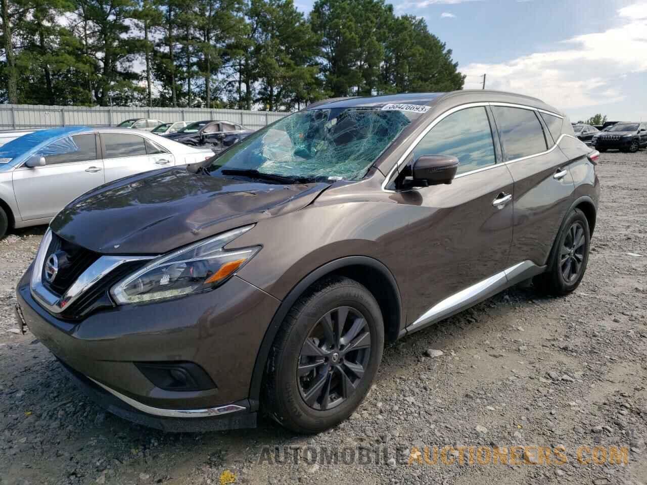 5N1AZ2MH5JN101380 NISSAN MURANO 2018