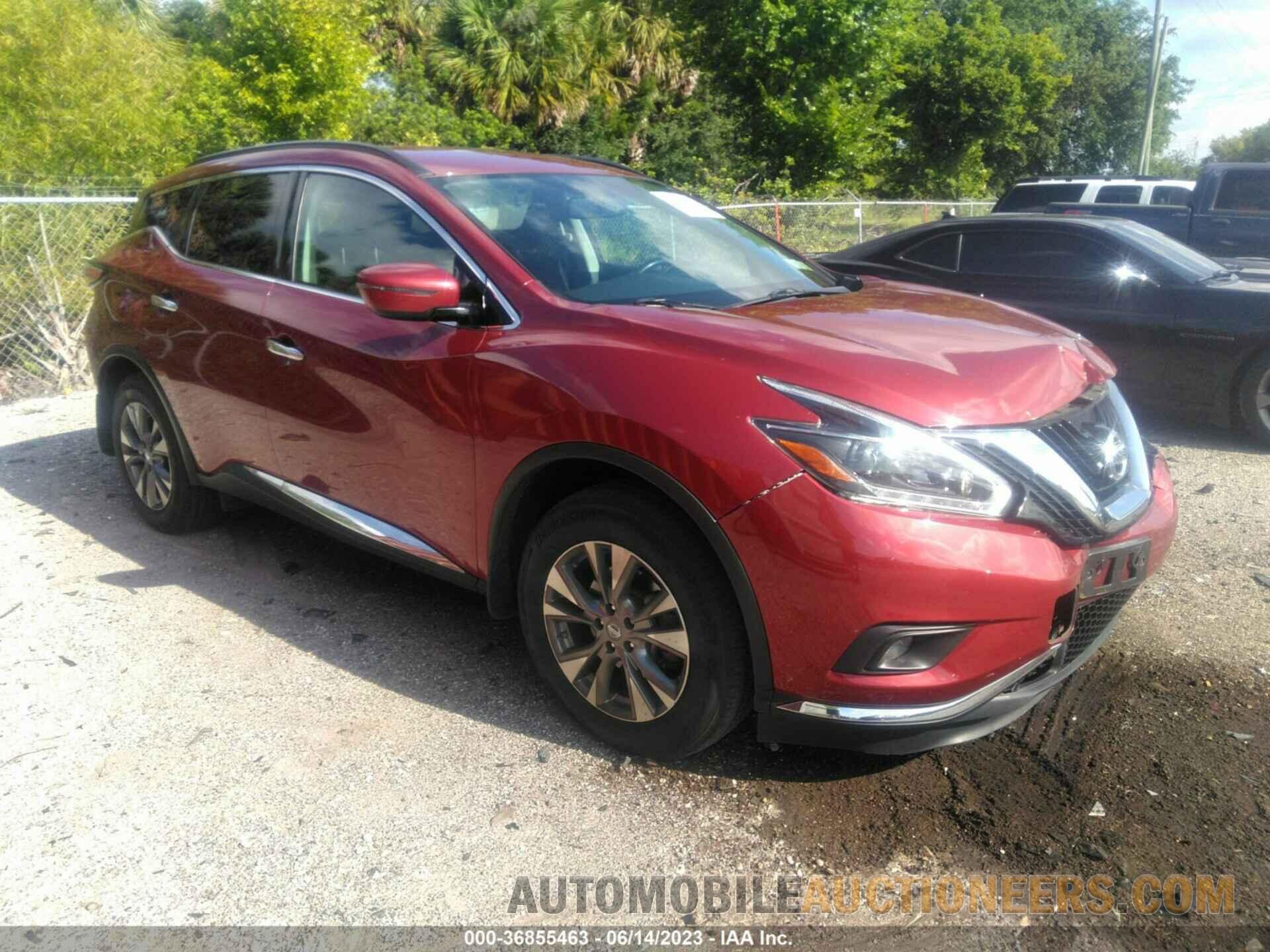 5N1AZ2MH5JN120348 NISSAN MURANO 2018