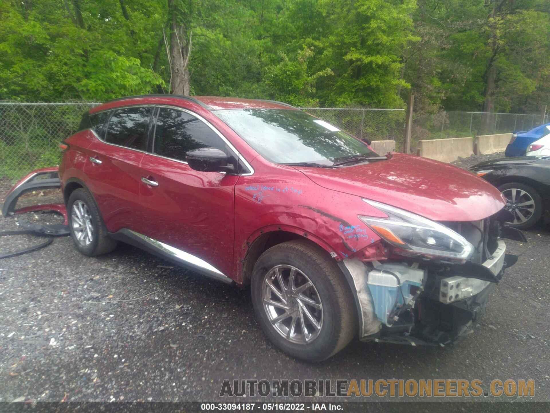 5N1AZ2MH5JN132130 NISSAN MURANO 2018