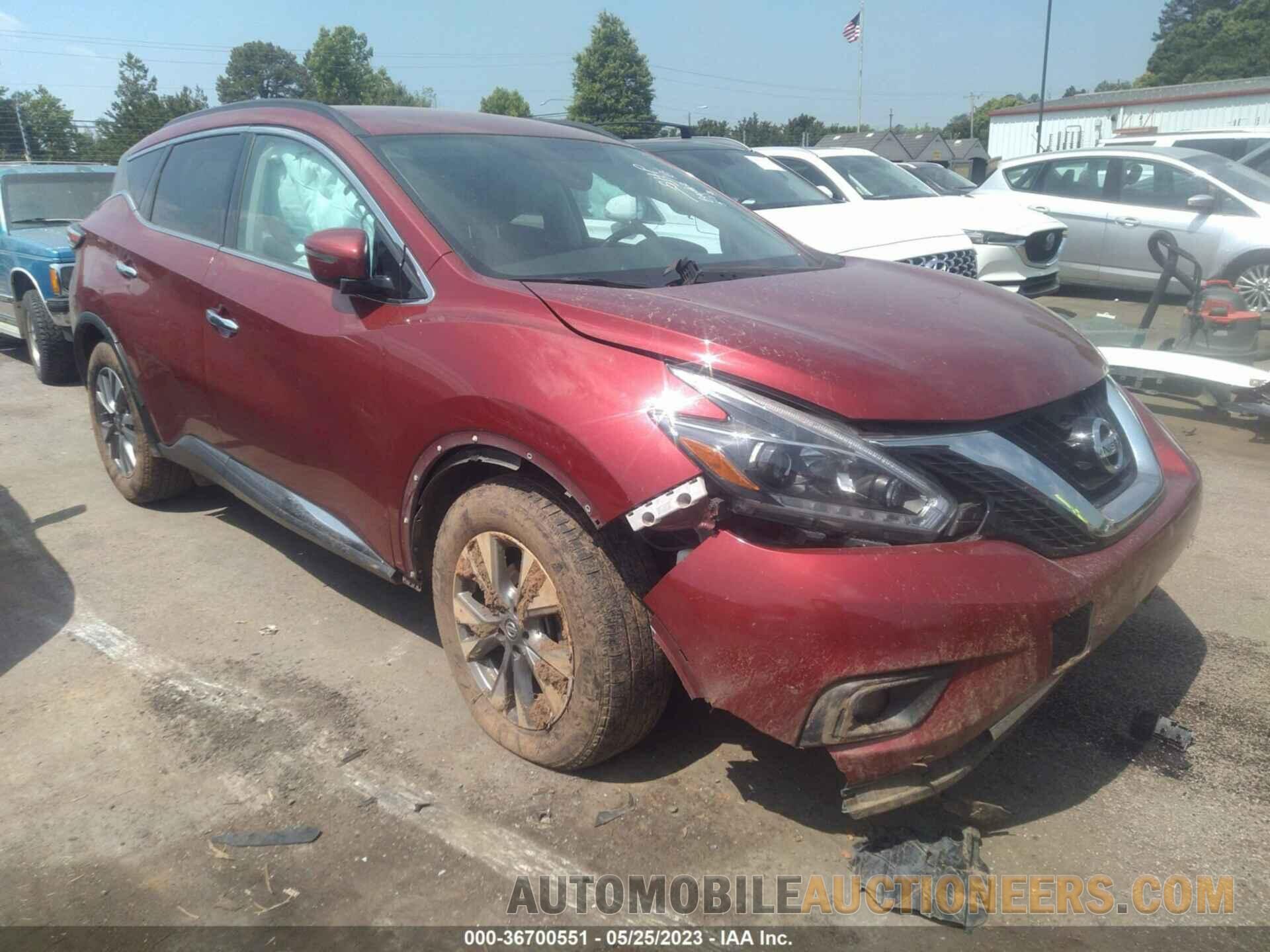 5N1AZ2MH5JN137490 NISSAN MURANO 2018