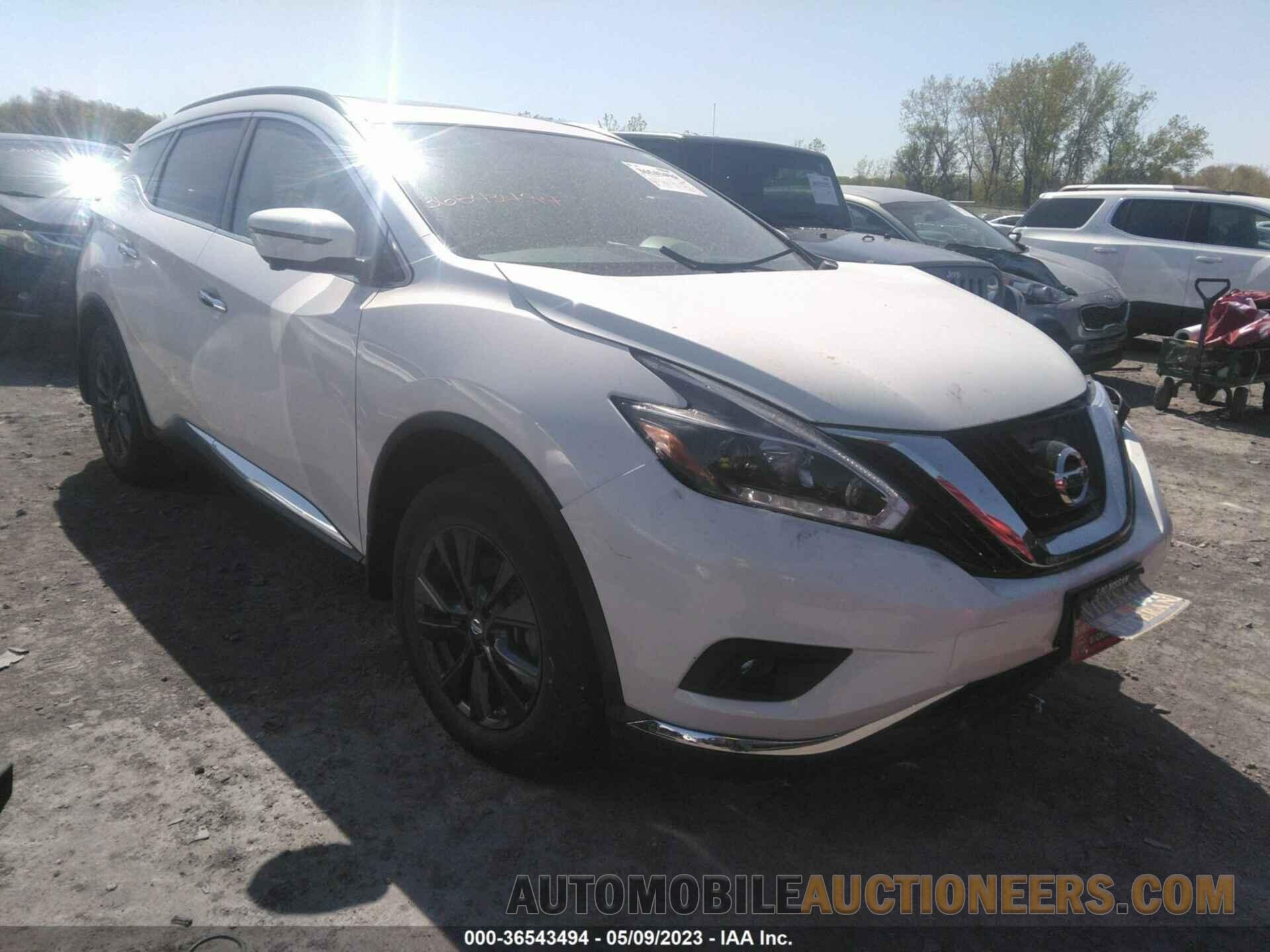 5N1AZ2MH5JN139725 NISSAN MURANO 2018