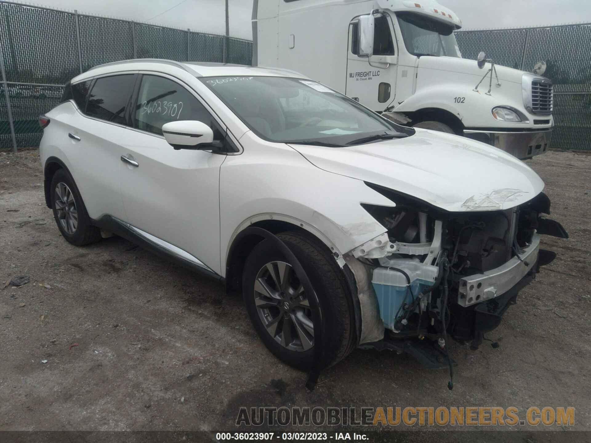 5N1AZ2MH5JN189931 NISSAN MURANO 2018