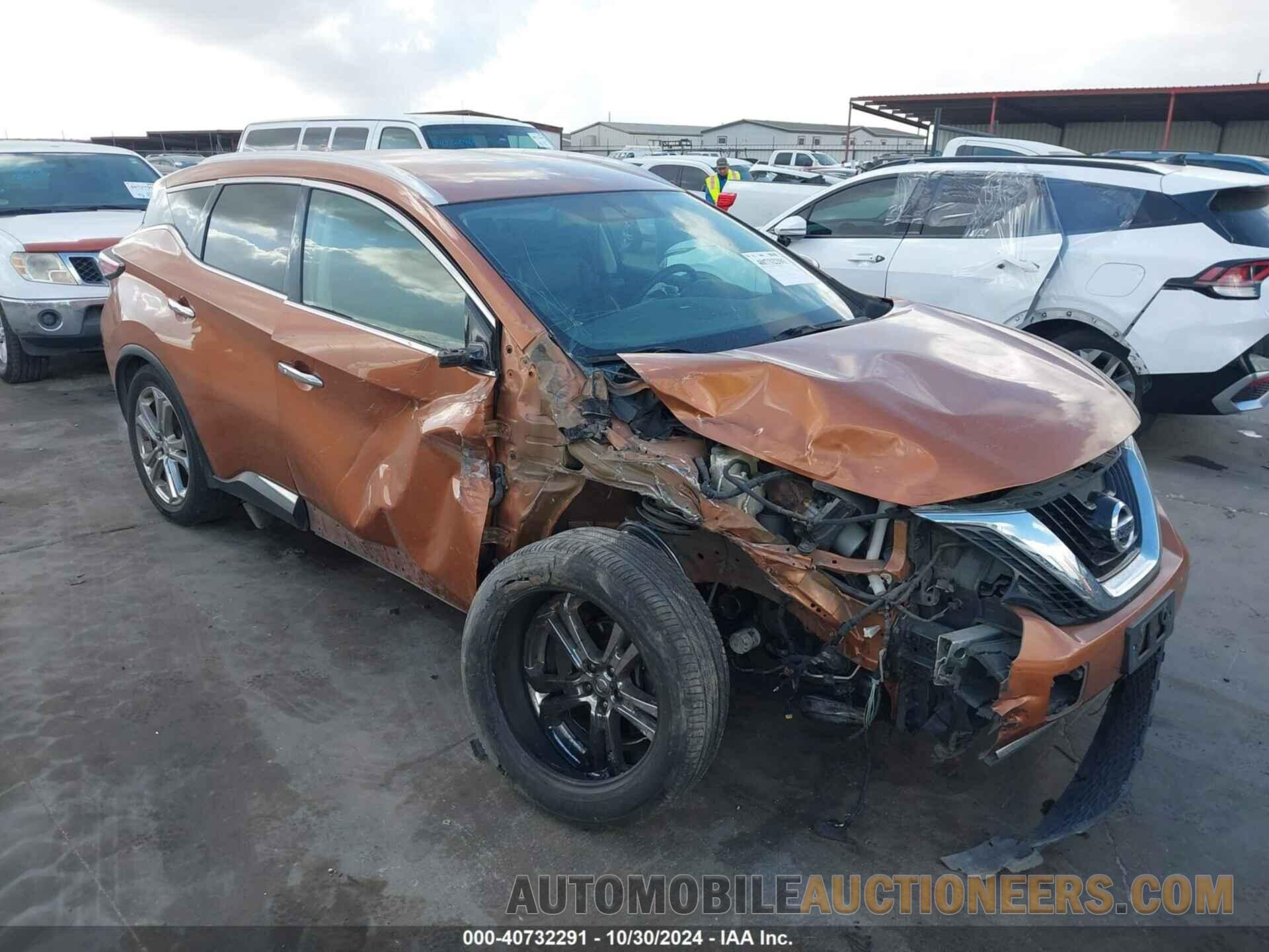 5N1AZ2MH6FN237833 NISSAN MURANO 2015