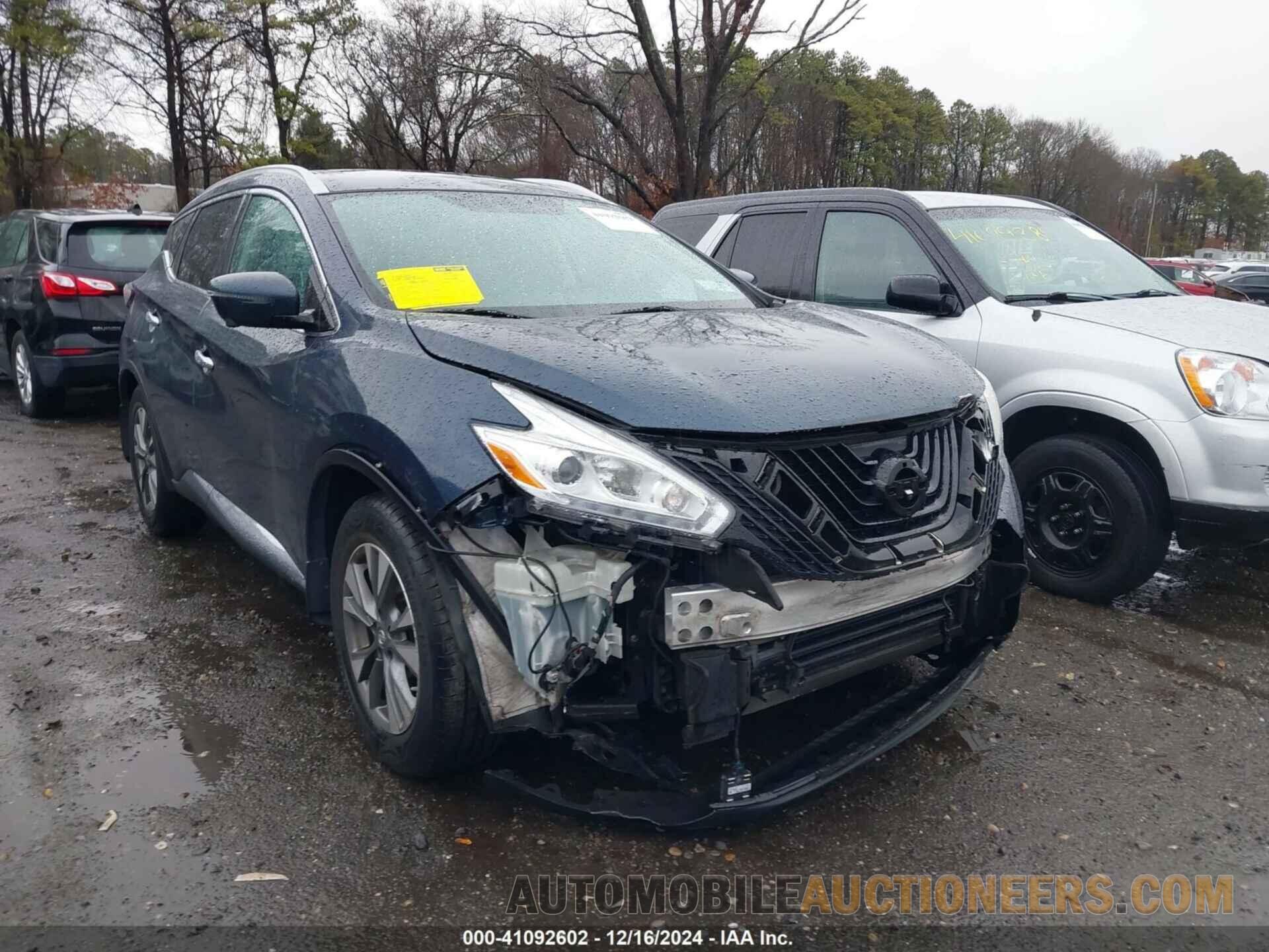 5N1AZ2MH6HN153112 NISSAN MURANO 2017