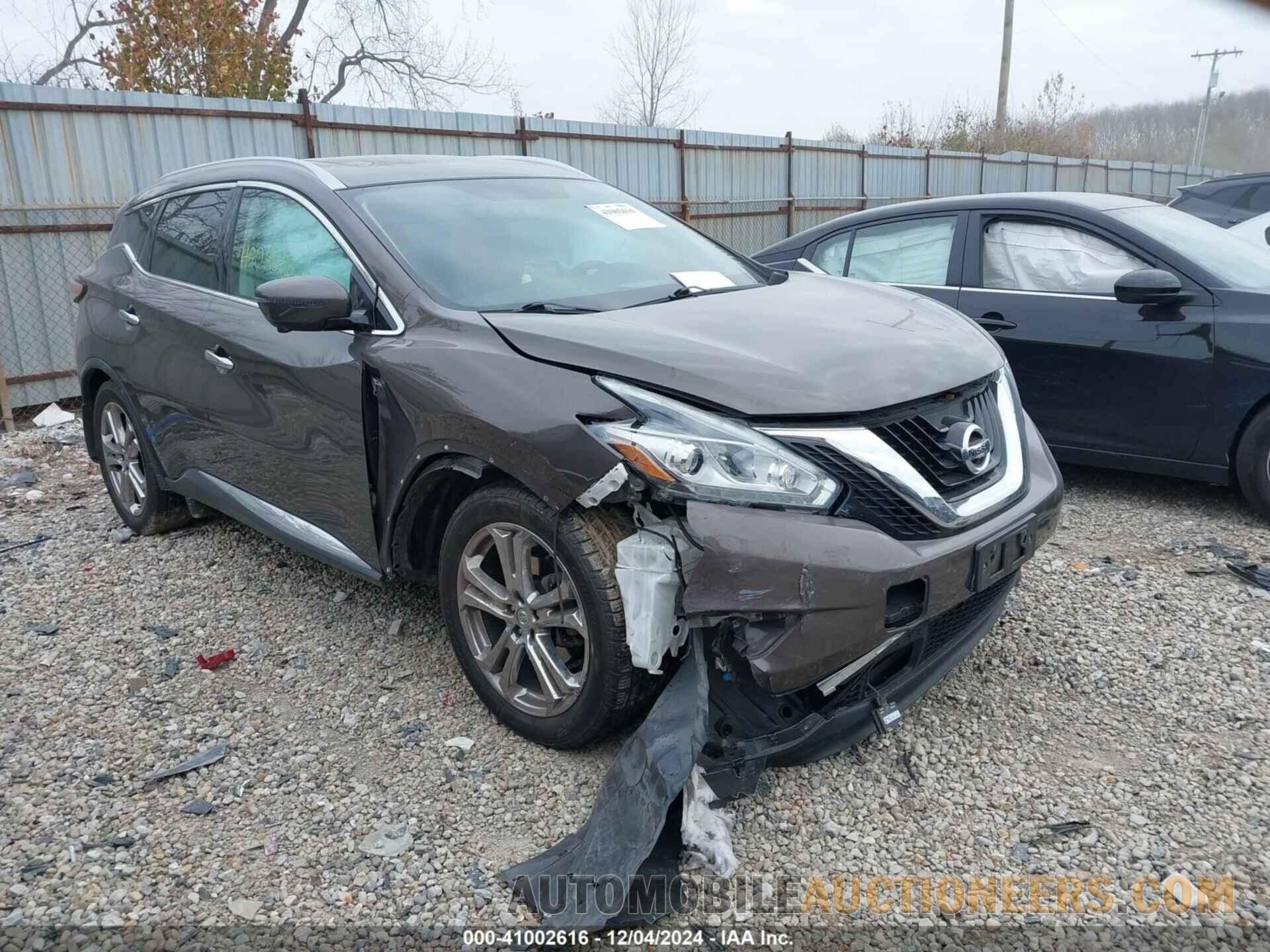 5N1AZ2MH6JN104997 NISSAN MURANO 2018