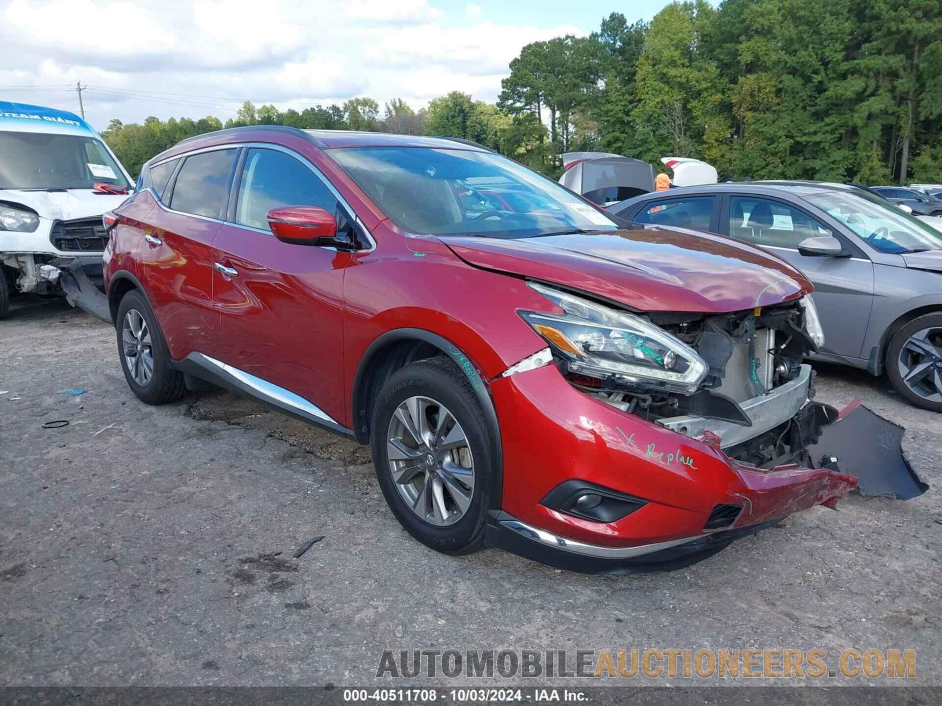 5N1AZ2MH6JN148899 NISSAN MURANO 2018