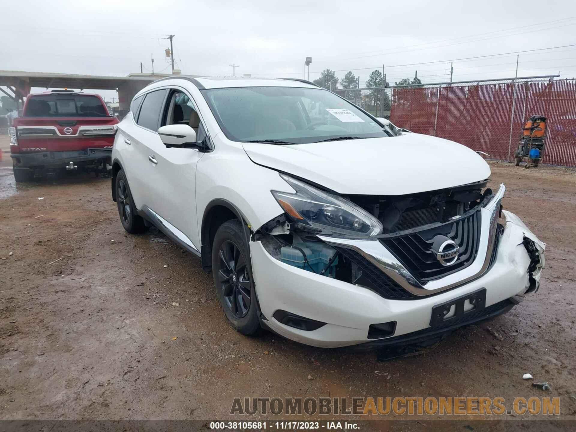 5N1AZ2MH6JN202248 NISSAN MURANO 2018