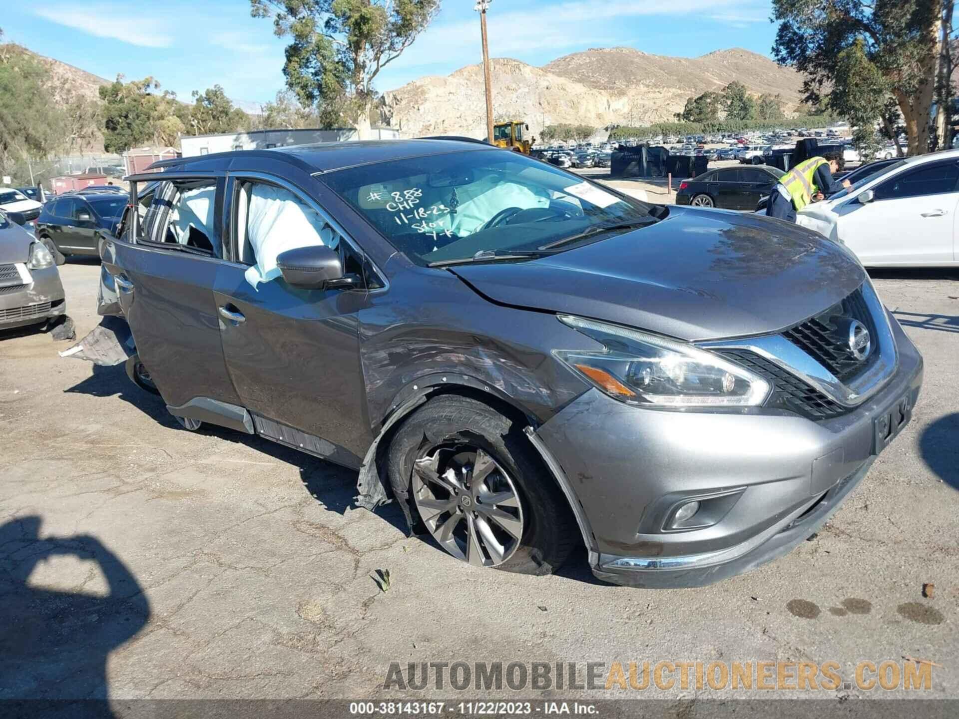 5N1AZ2MH7JN101266 NISSAN MURANO 2018