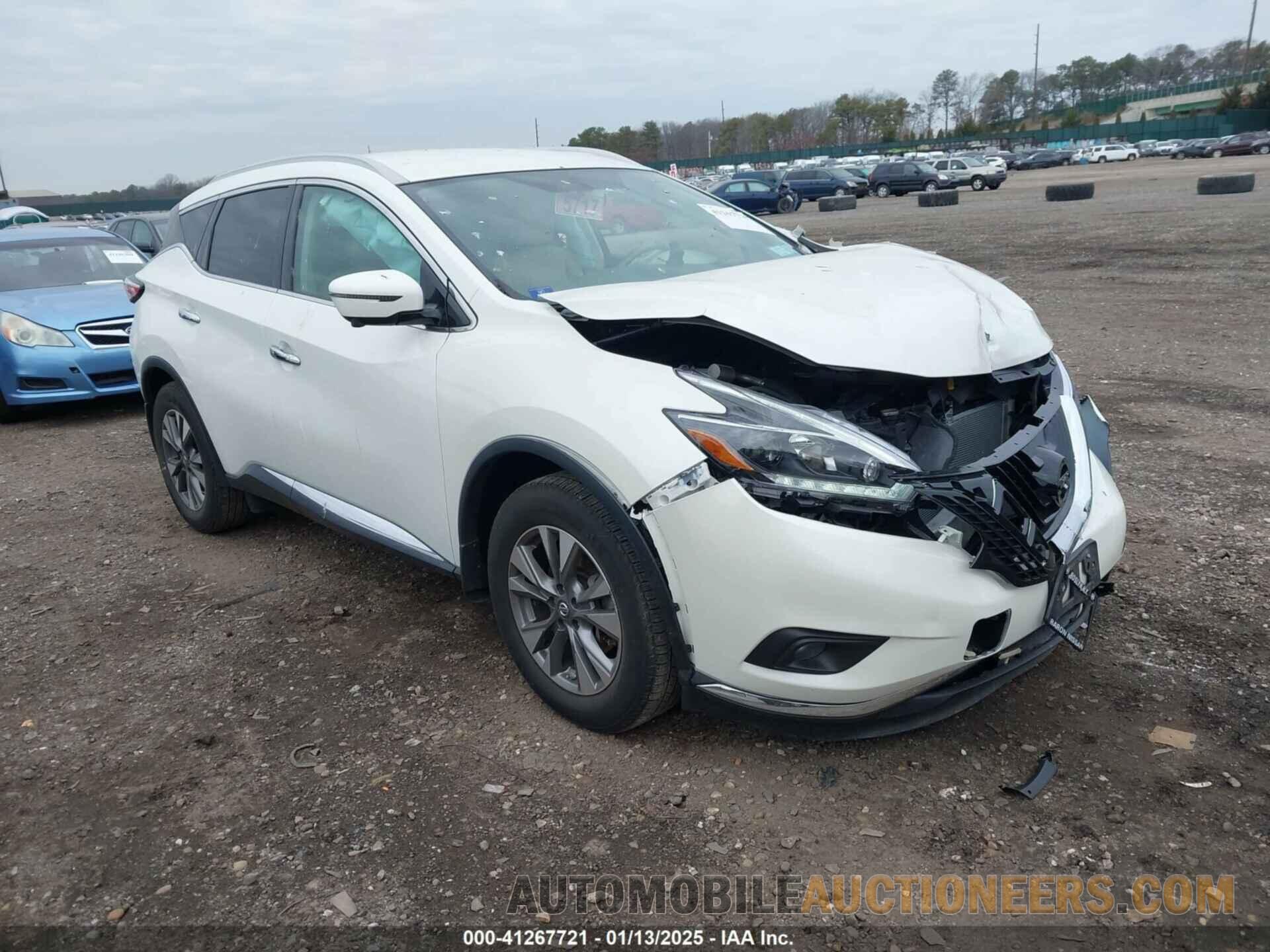 5N1AZ2MH8JN170645 NISSAN MURANO 2018