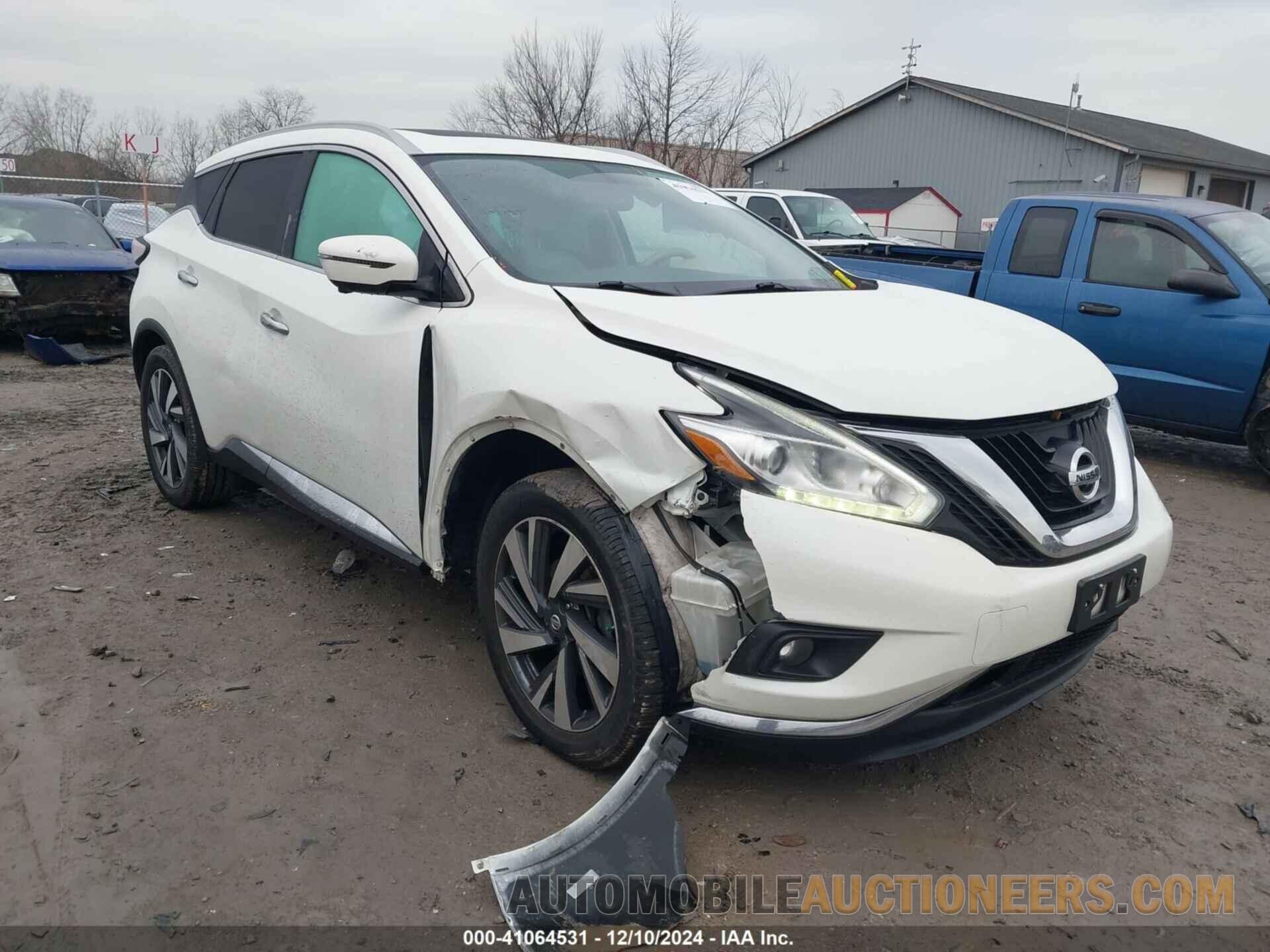 5N1AZ2MH8JN192614 NISSAN MURANO 2018