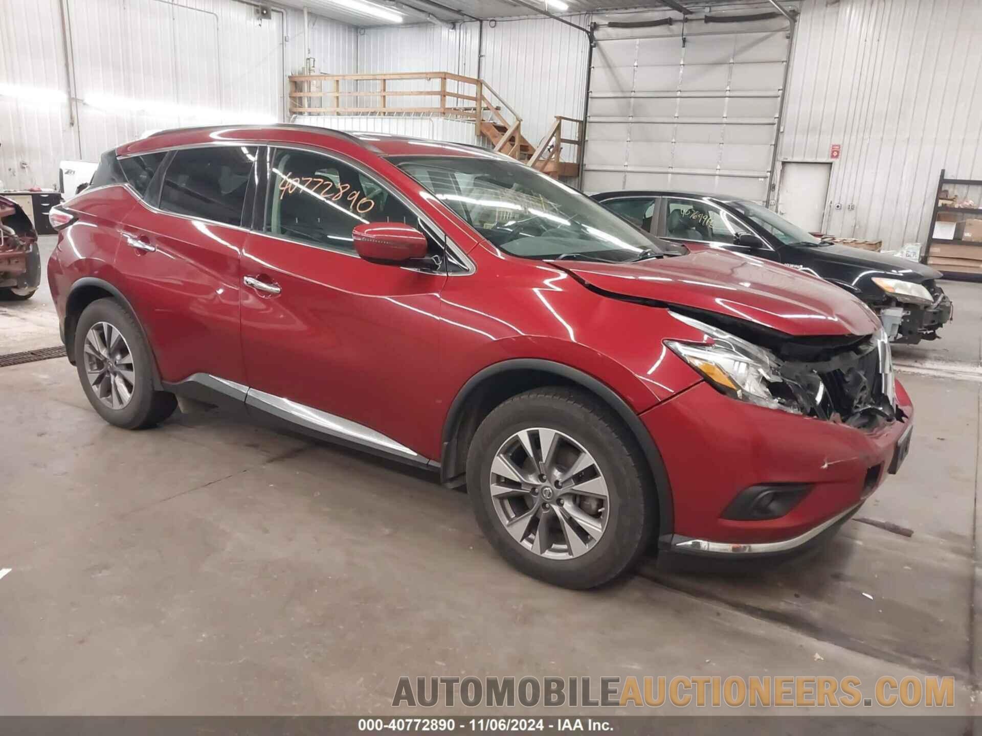 5N1AZ2MH9FN291353 NISSAN MURANO 2015