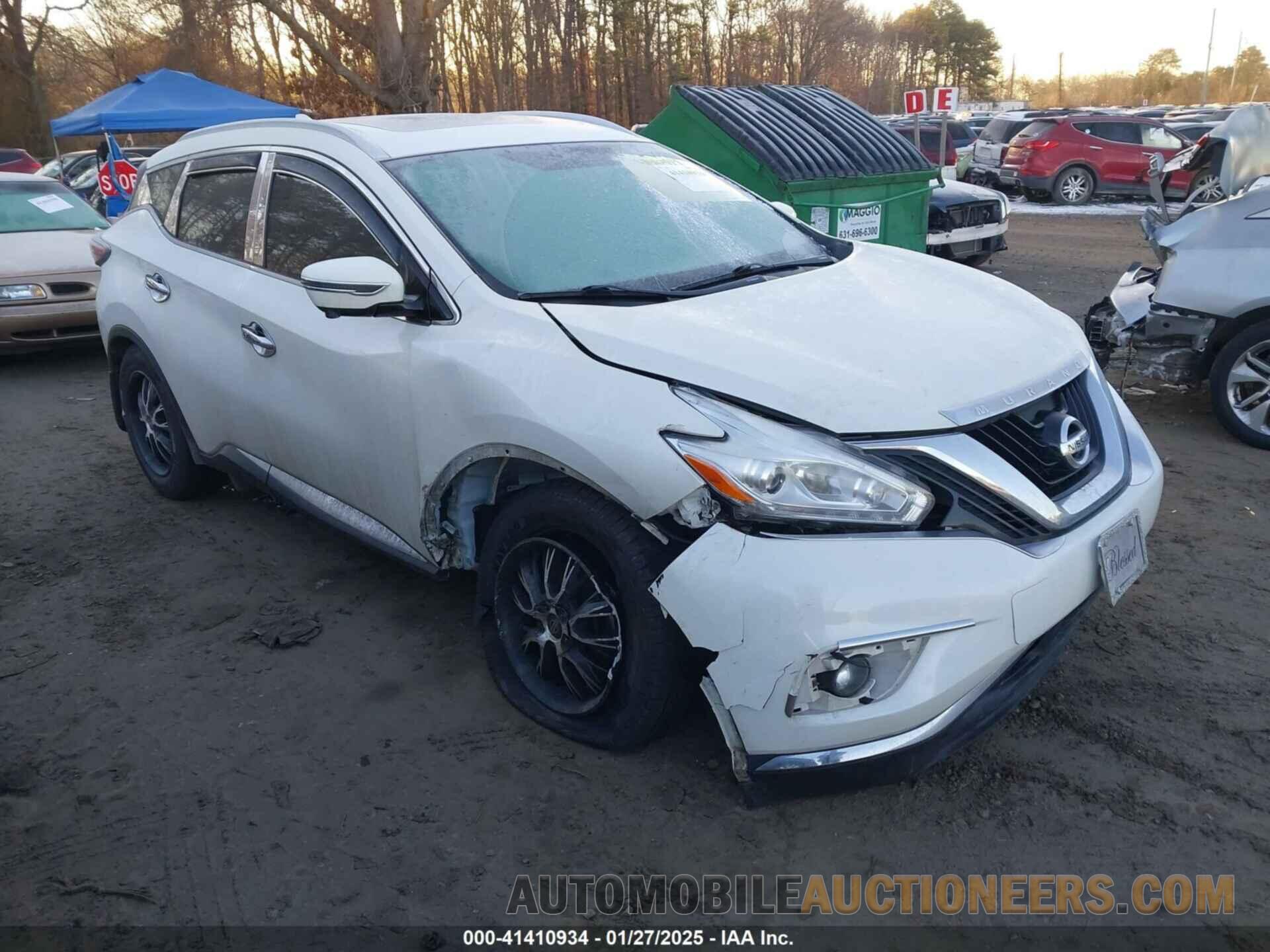 5N1AZ2MH9GN156729 NISSAN MURANO 2016