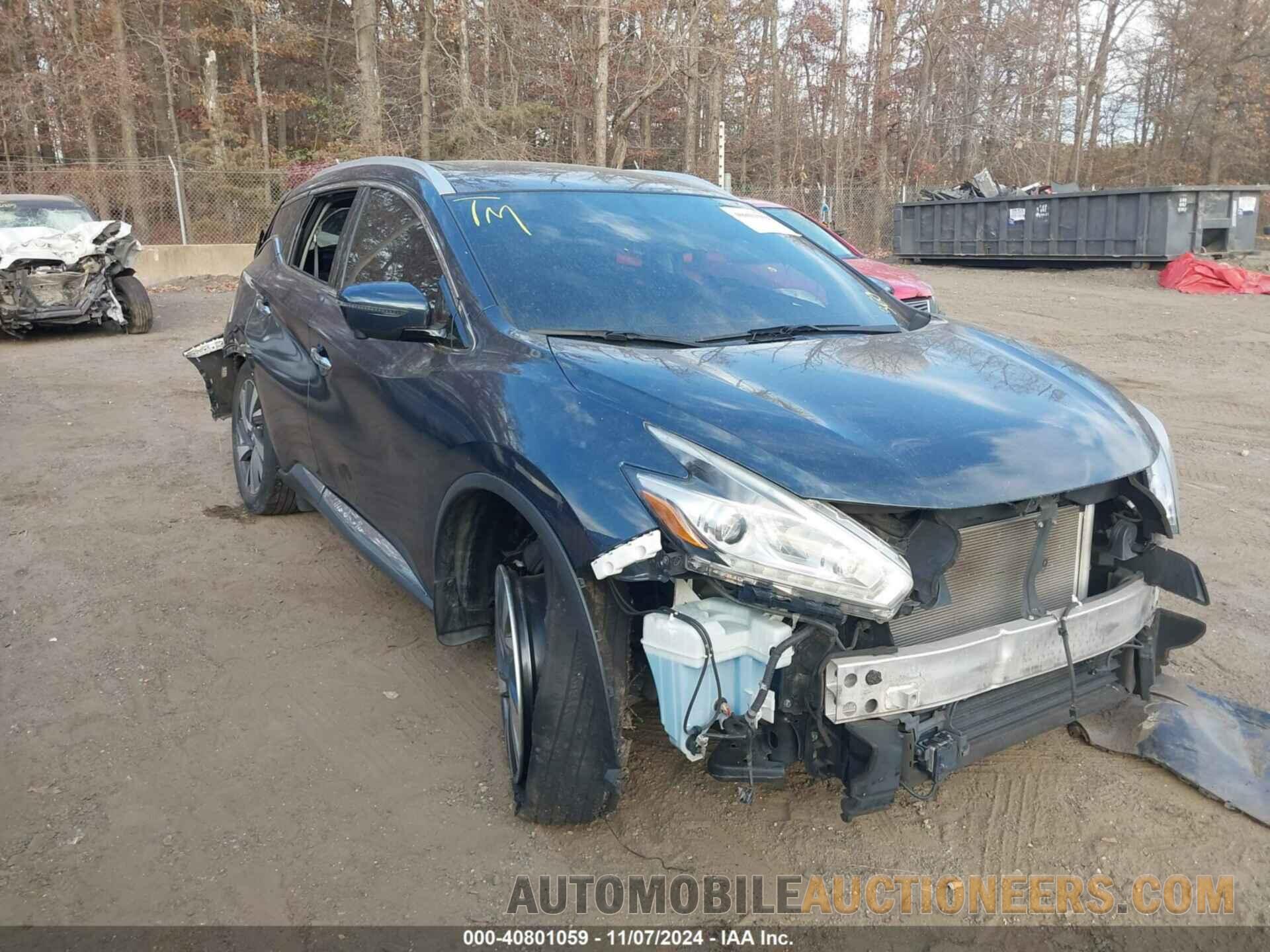 5N1AZ2MH9HN167554 NISSAN MURANO 2017