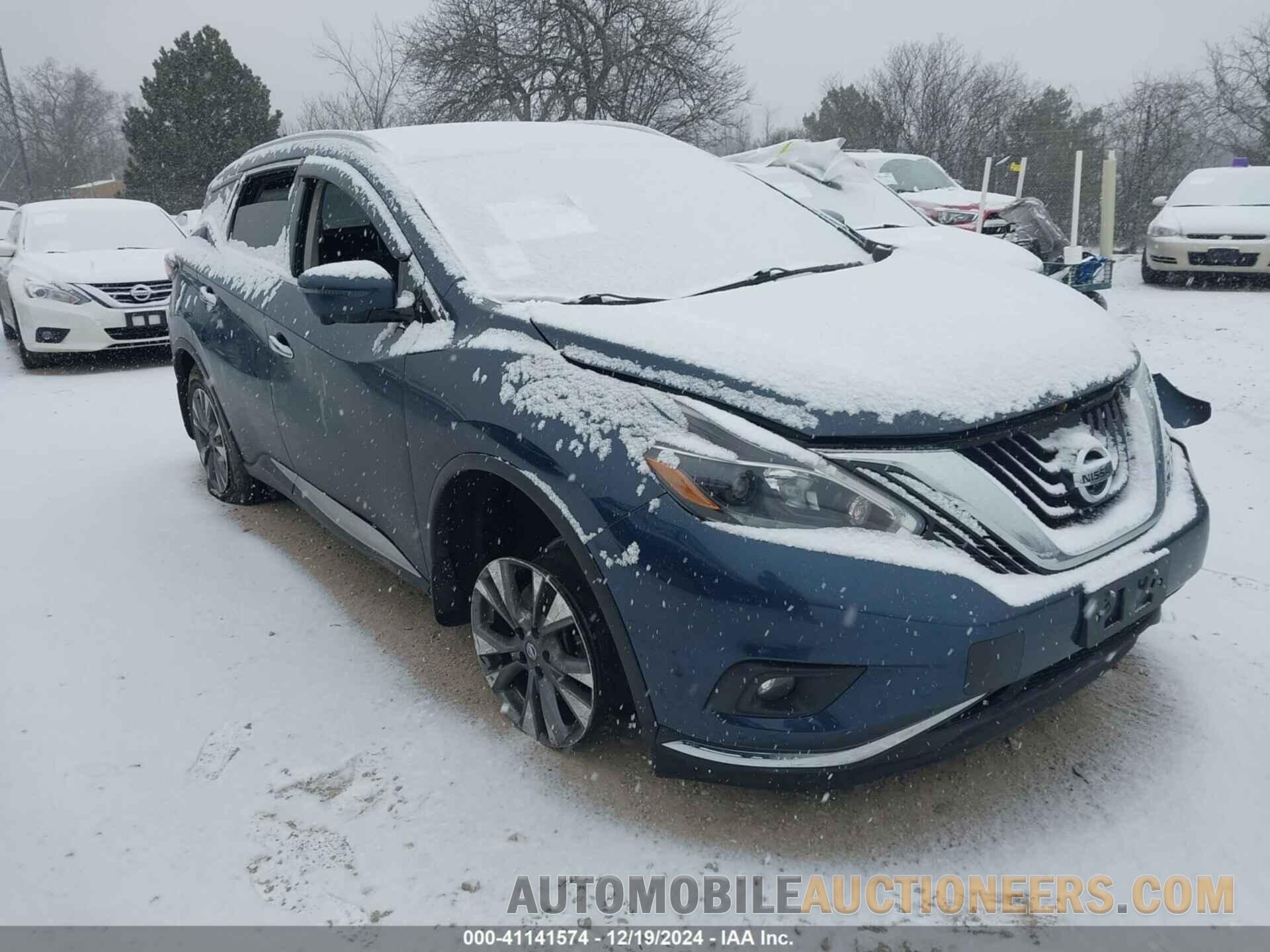 5N1AZ2MH9JN104007 NISSAN MURANO 2018