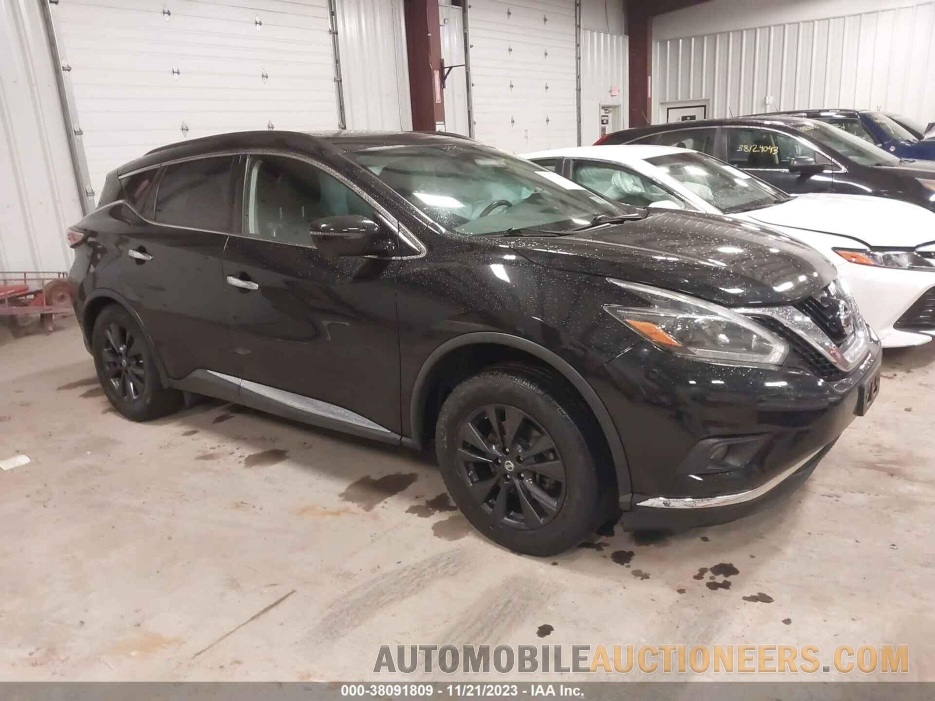 5N1AZ2MH9JN144314 NISSAN MURANO 2018