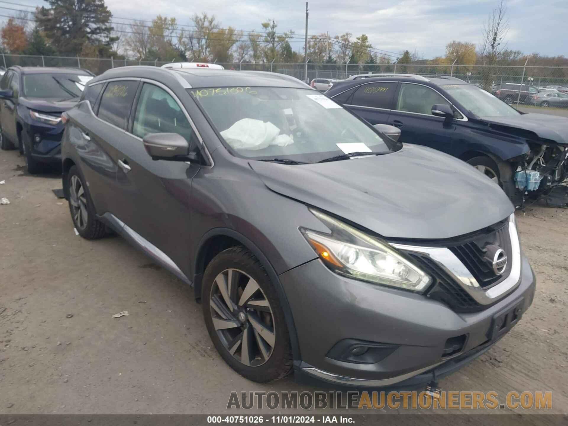 5N1AZ2MHXFN211901 NISSAN MURANO 2015