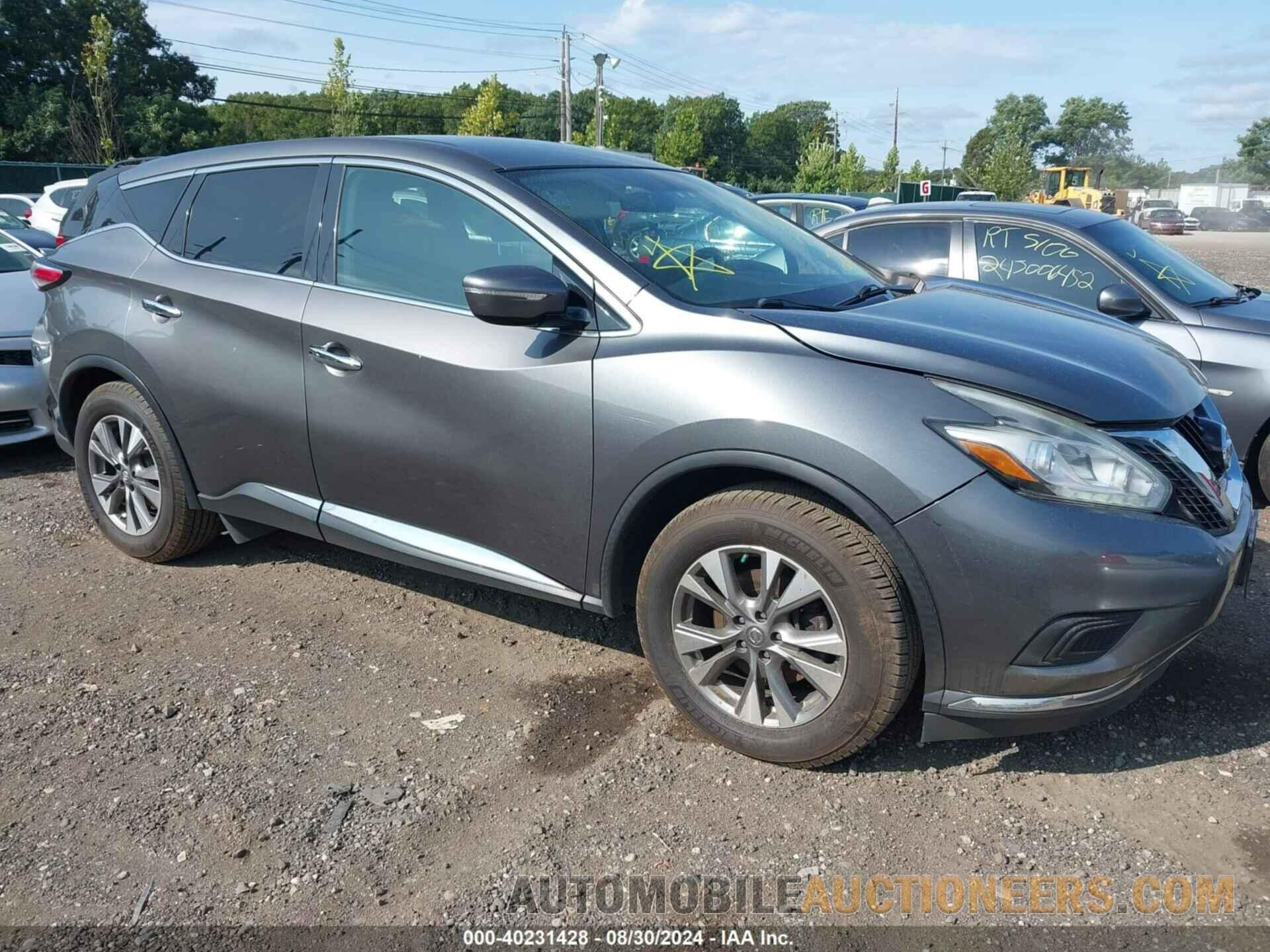 5N1AZ2MHXFN232599 NISSAN MURANO 2015