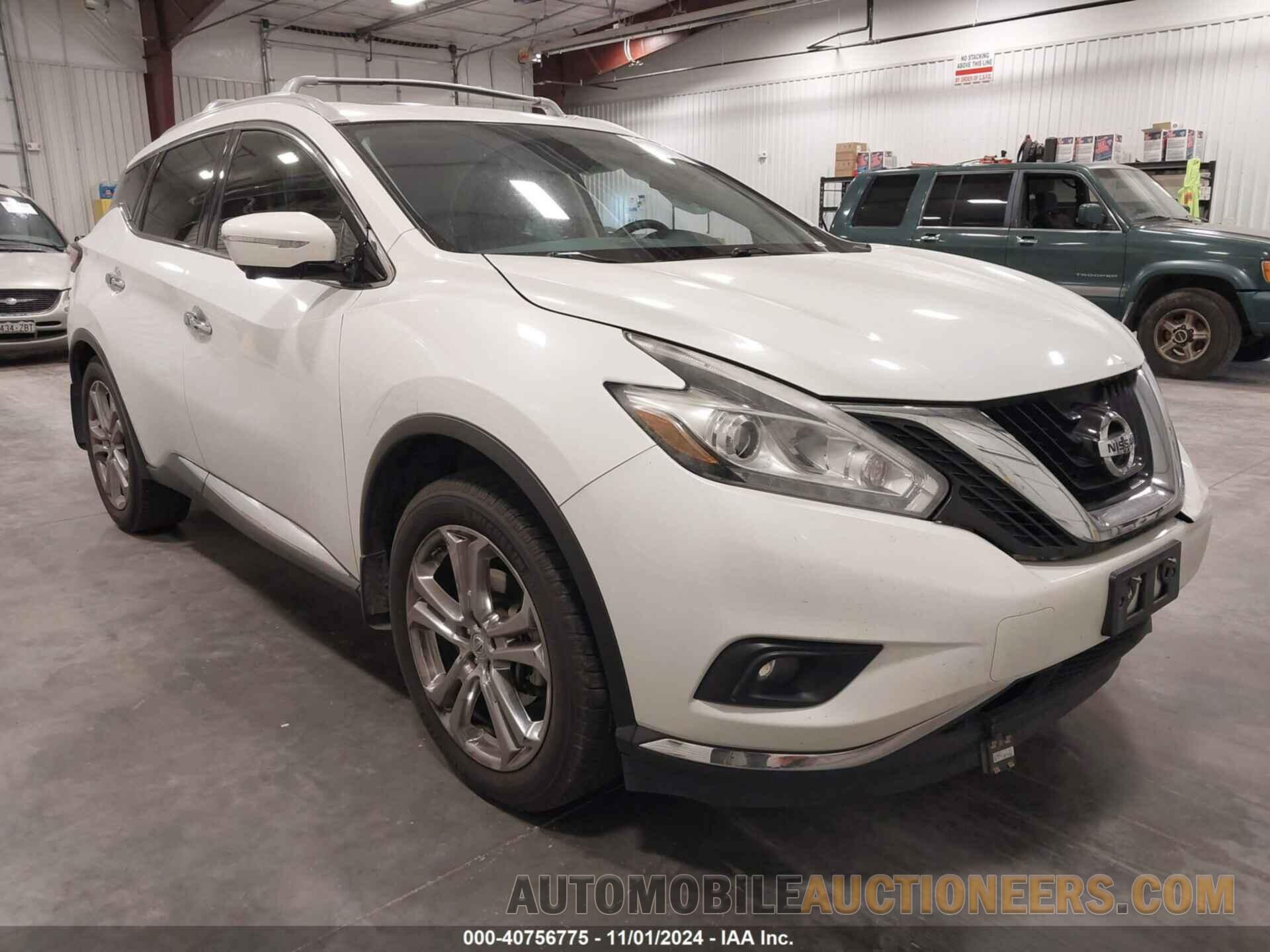 5N1AZ2MHXFN234496 NISSAN MURANO 2015