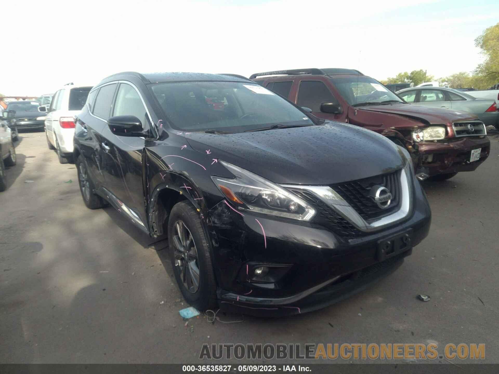 5N1AZ2MHXJN126887 NISSAN MURANO 2018