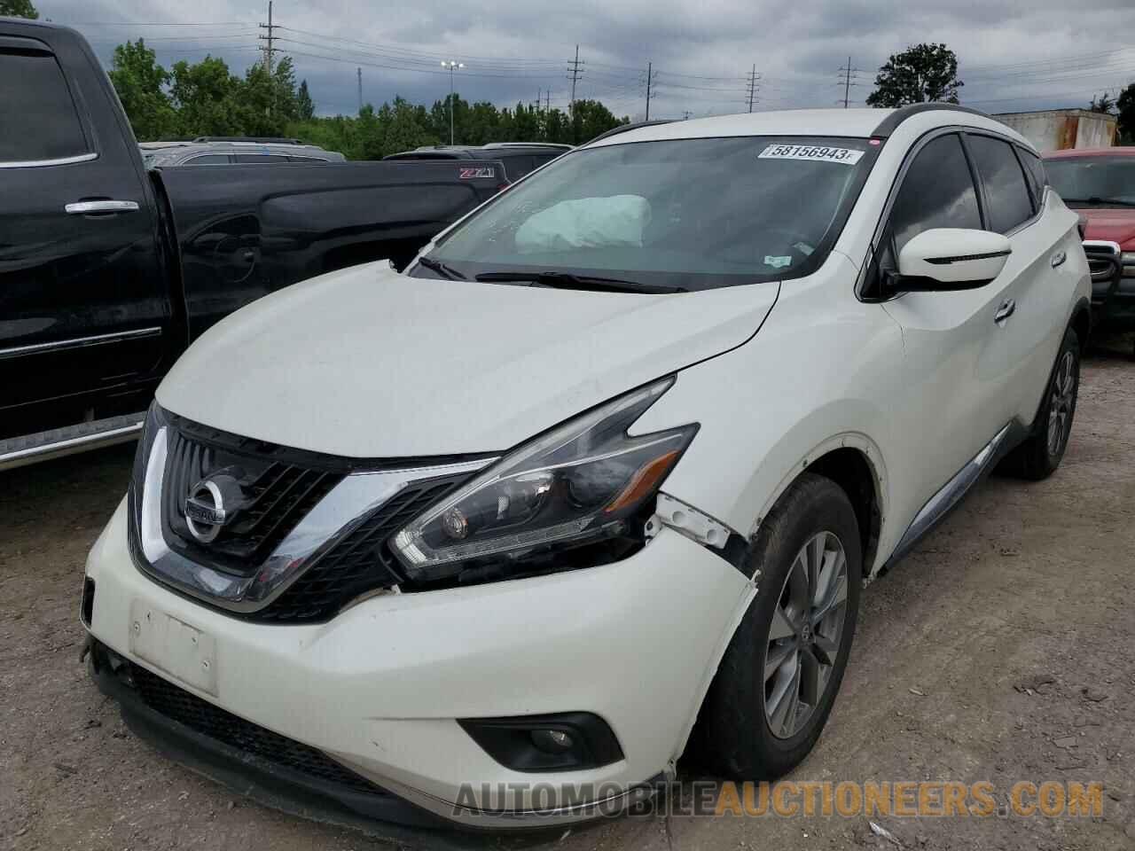 5N1AZ2MHXJN139669 NISSAN MURANO 2018