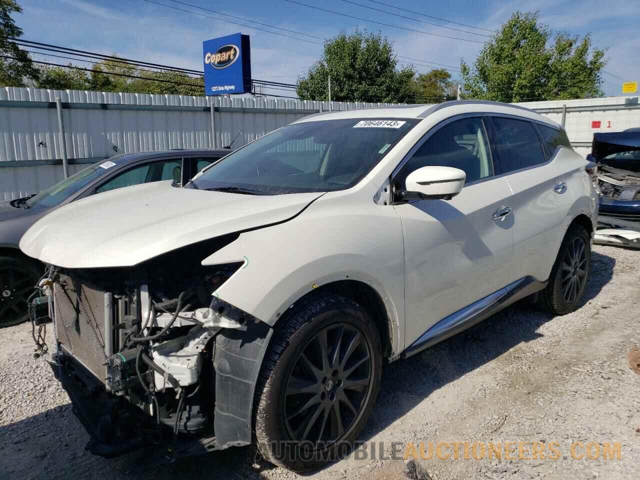 5N1AZ2MS8KN158542 NISSAN MURANO 2019